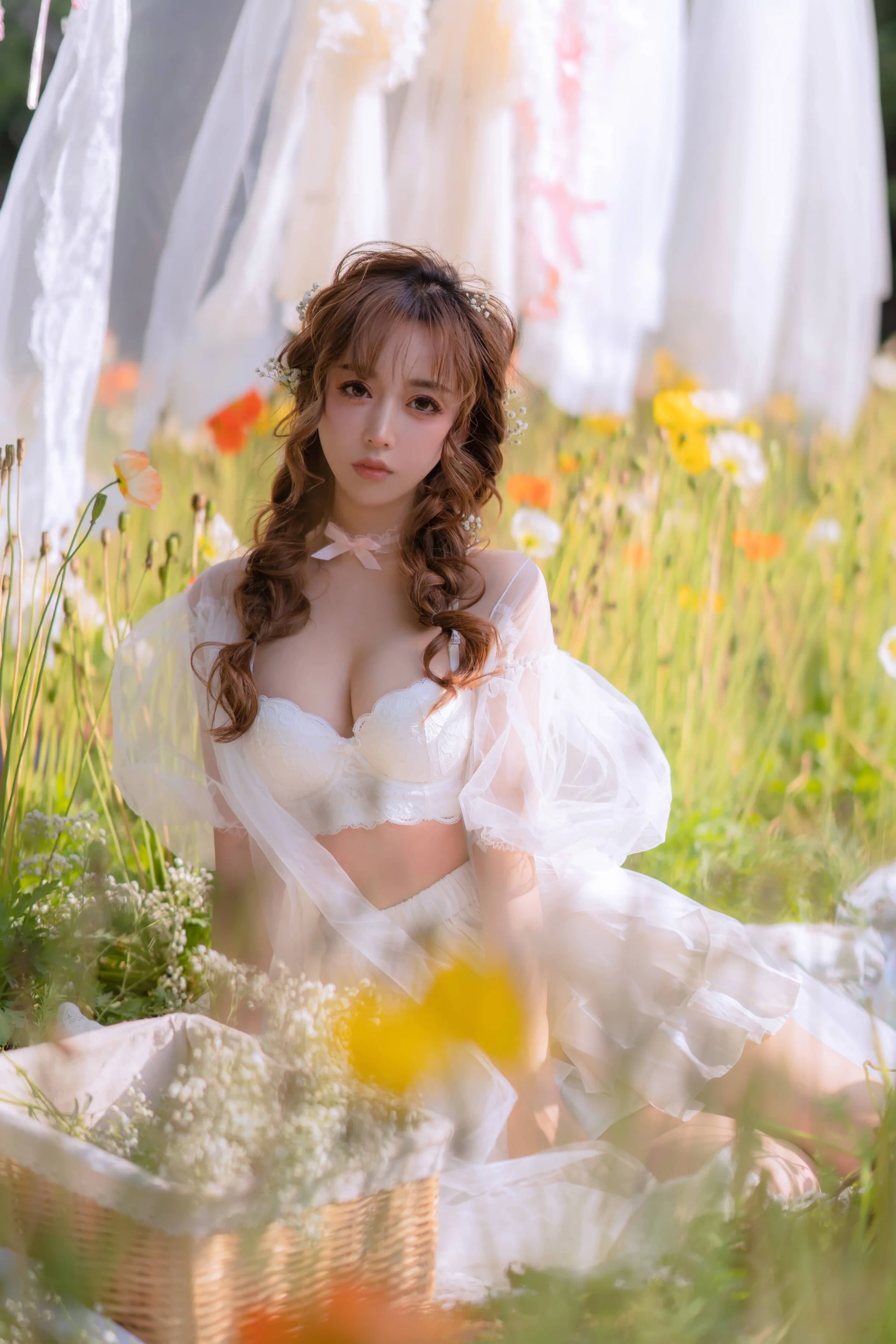 过期米线线喵 夏日限定 晒衣服 [41P]｜高清图片集