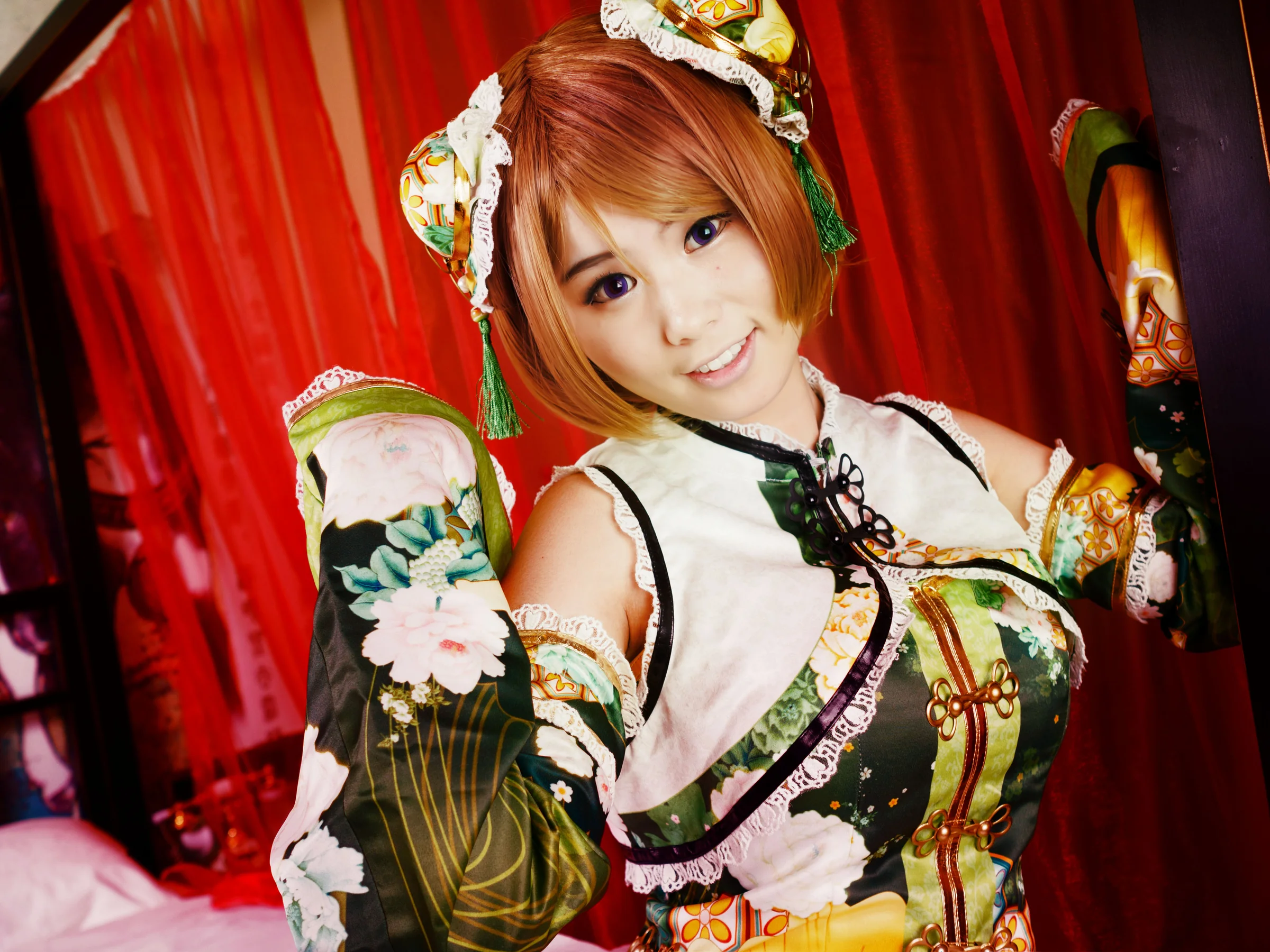 LOVELIVE!小鸟花阳觉醒旗袍COS写真