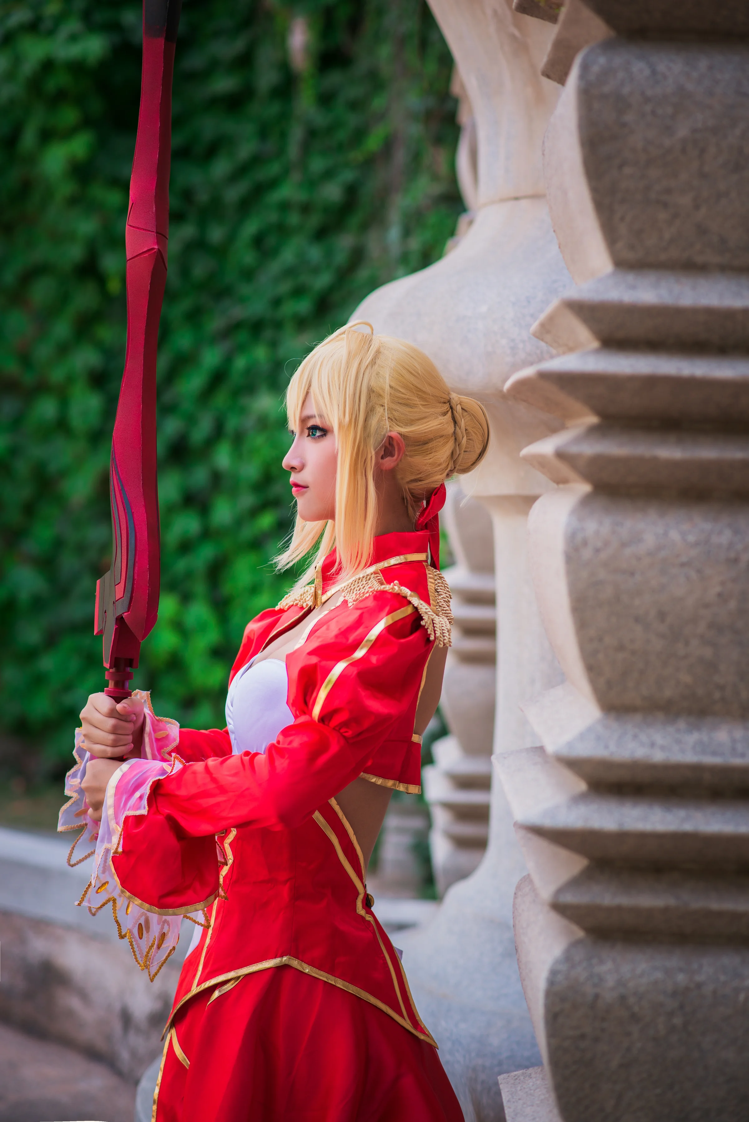 FGO 尼禄红战COS写真