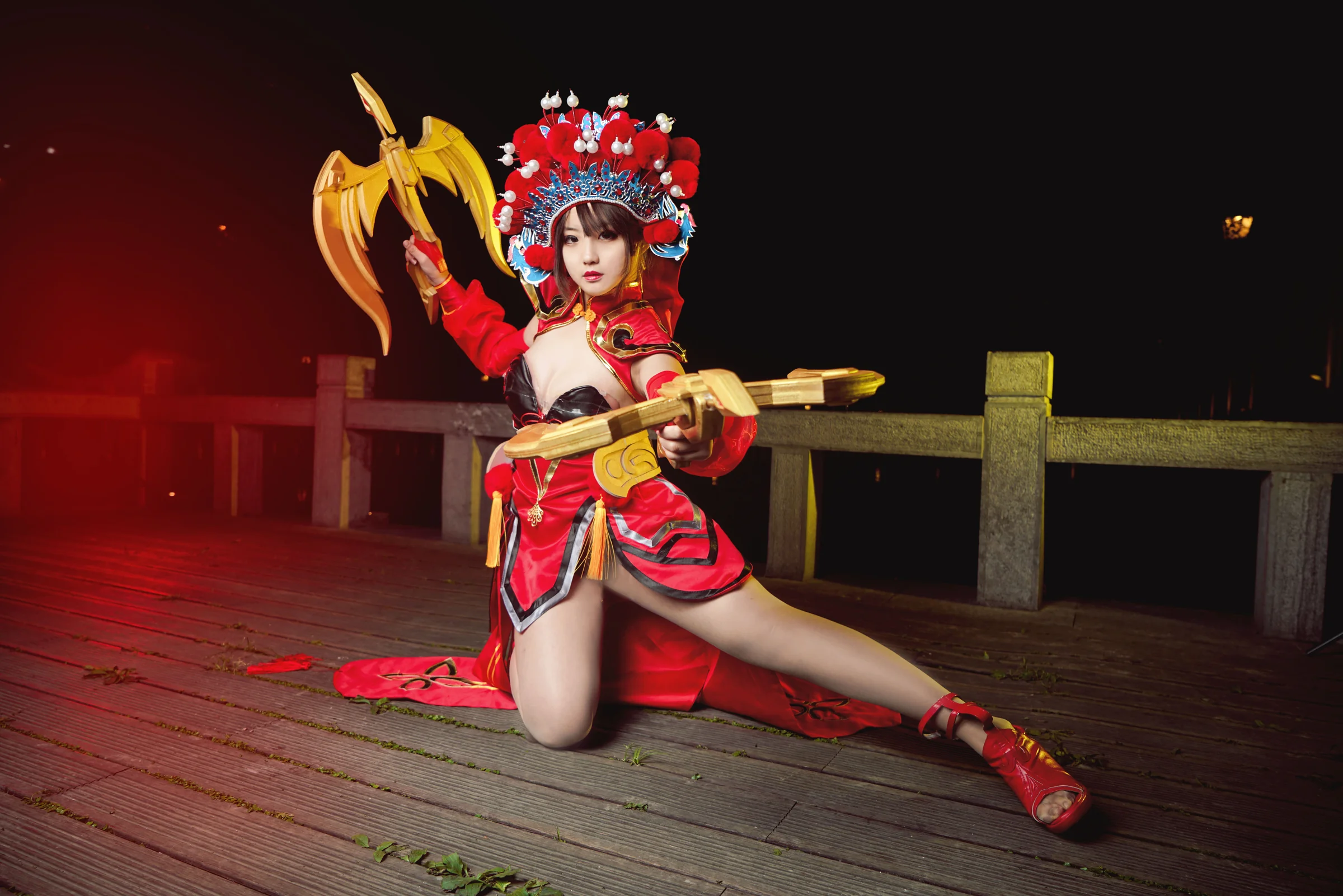 王者荣耀 虞姬霸王别姬COS写真，妾随大王，生死无悔