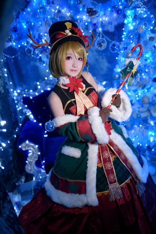 lovelive 圣诞花阳COS写真