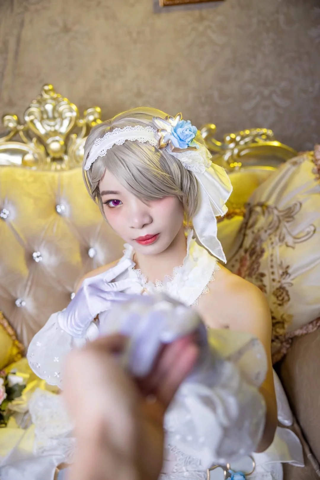 【崩坏3】丽塔•洛丝薇瑟 蔷薇誓言COS写真
