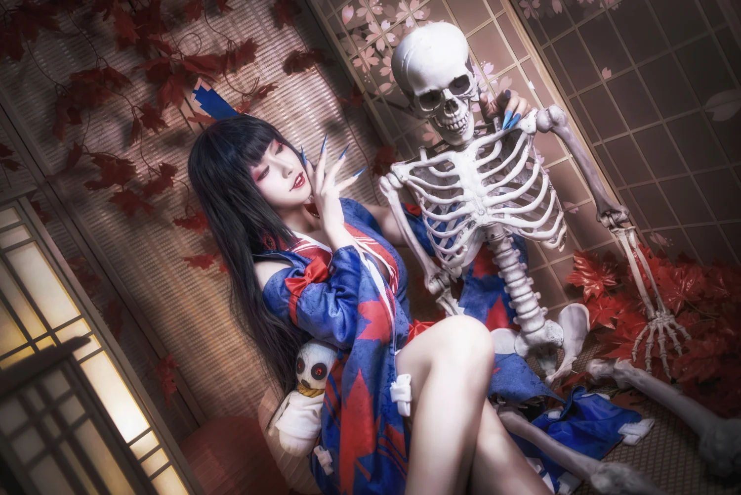 阴阳师 鬼女红叶未觉醒COS写真