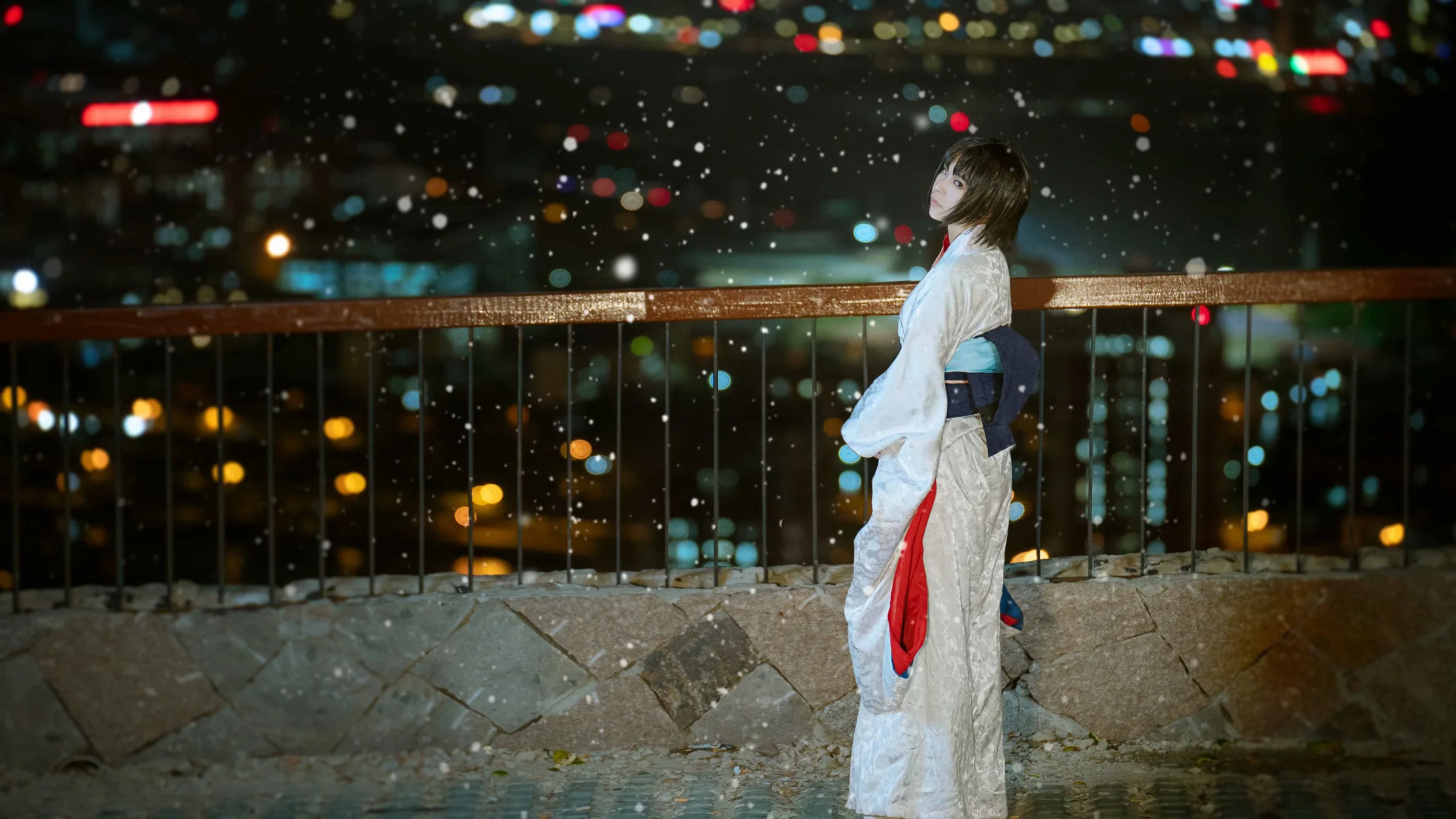《空の境界》俯瞰风景 両儀式COS写真