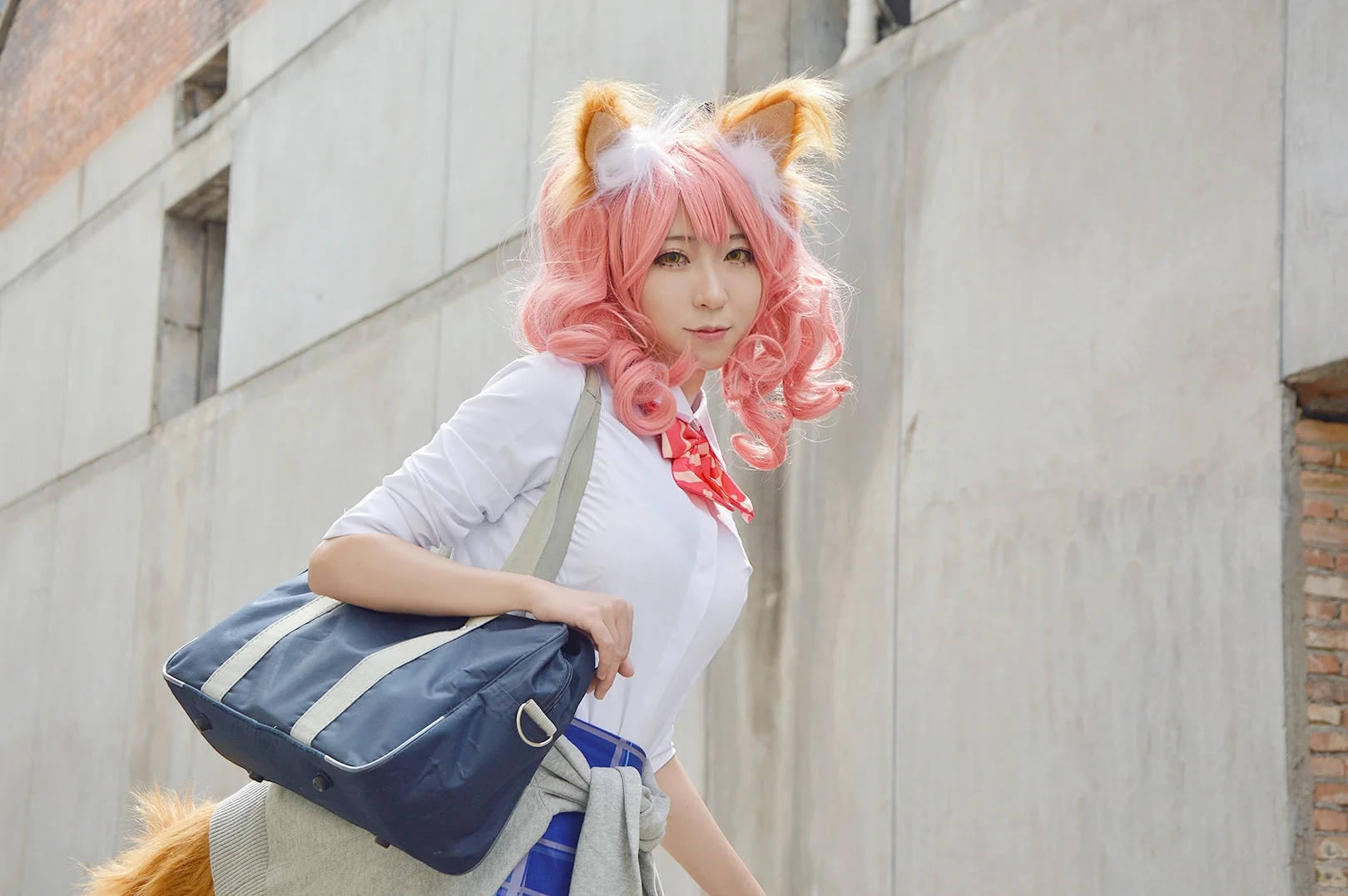 fgo玉藻前制服COS写真