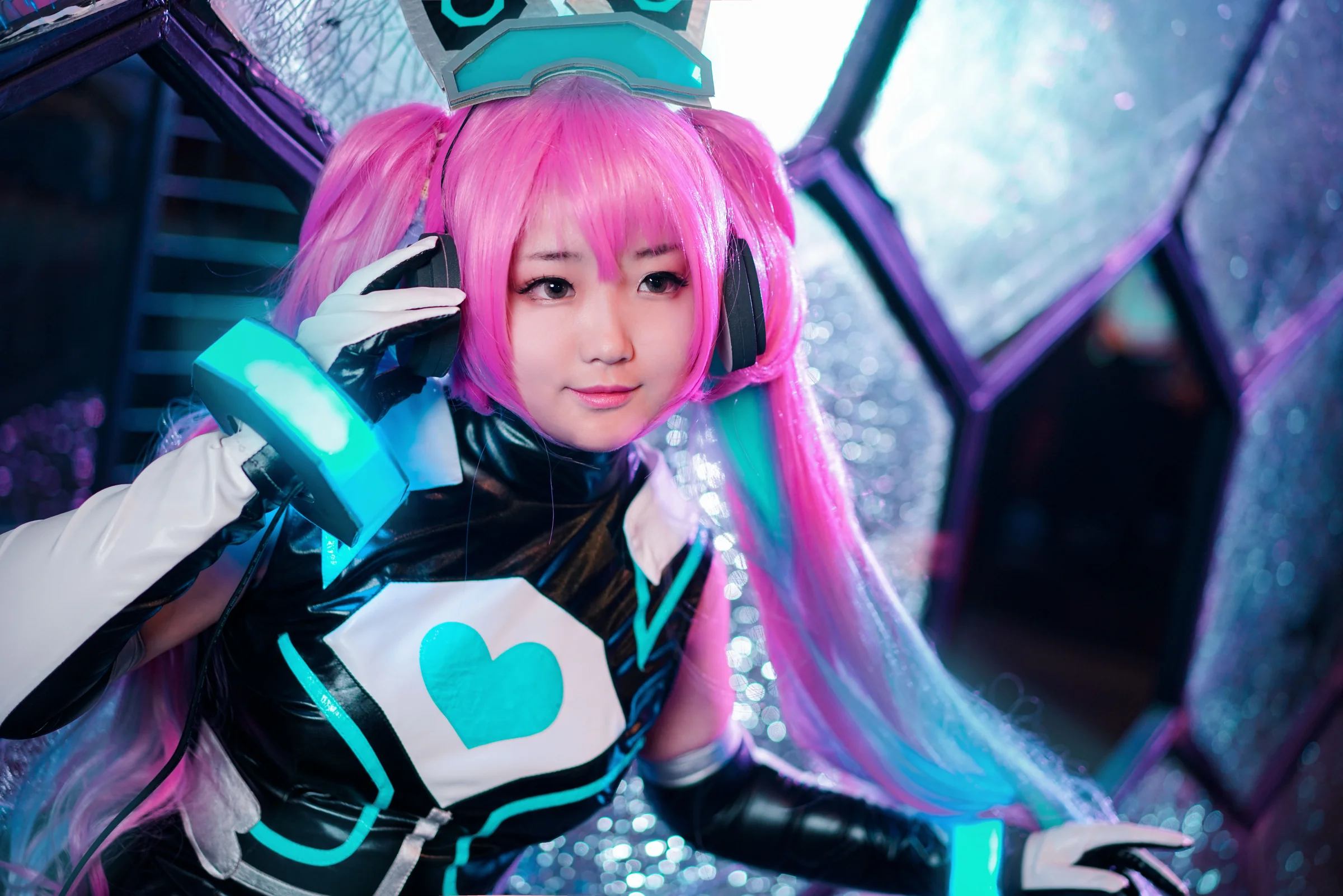王者荣耀 少女黑客COS写真