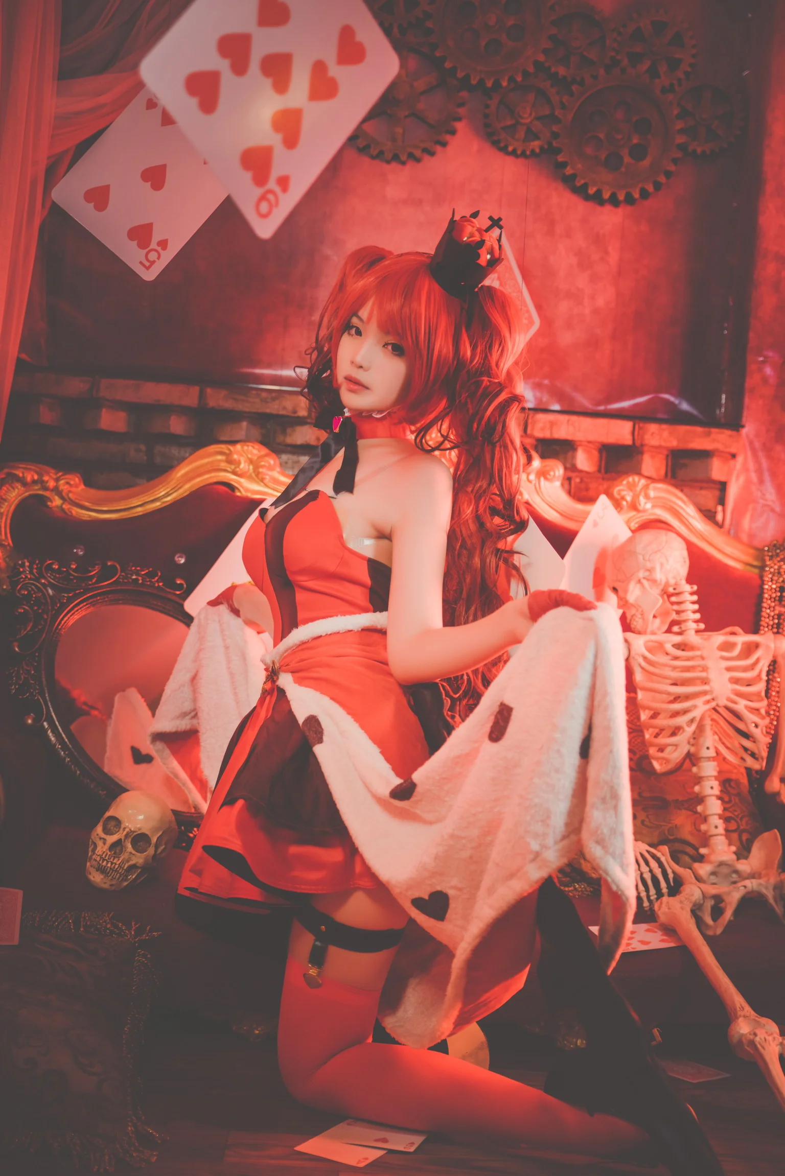 童话another系列红心女王COS写真