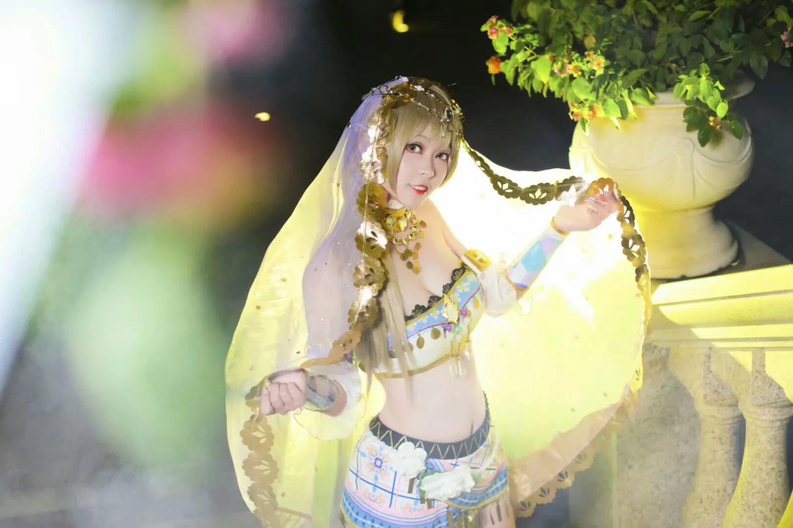 东条希南小鸟COS写真 要欣赏妾身的舞蹈么～