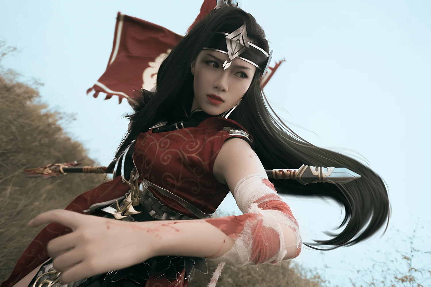 剑网三·天策 · 破虏军娘COS写真 ——“不负铠甲，不恋红妆”