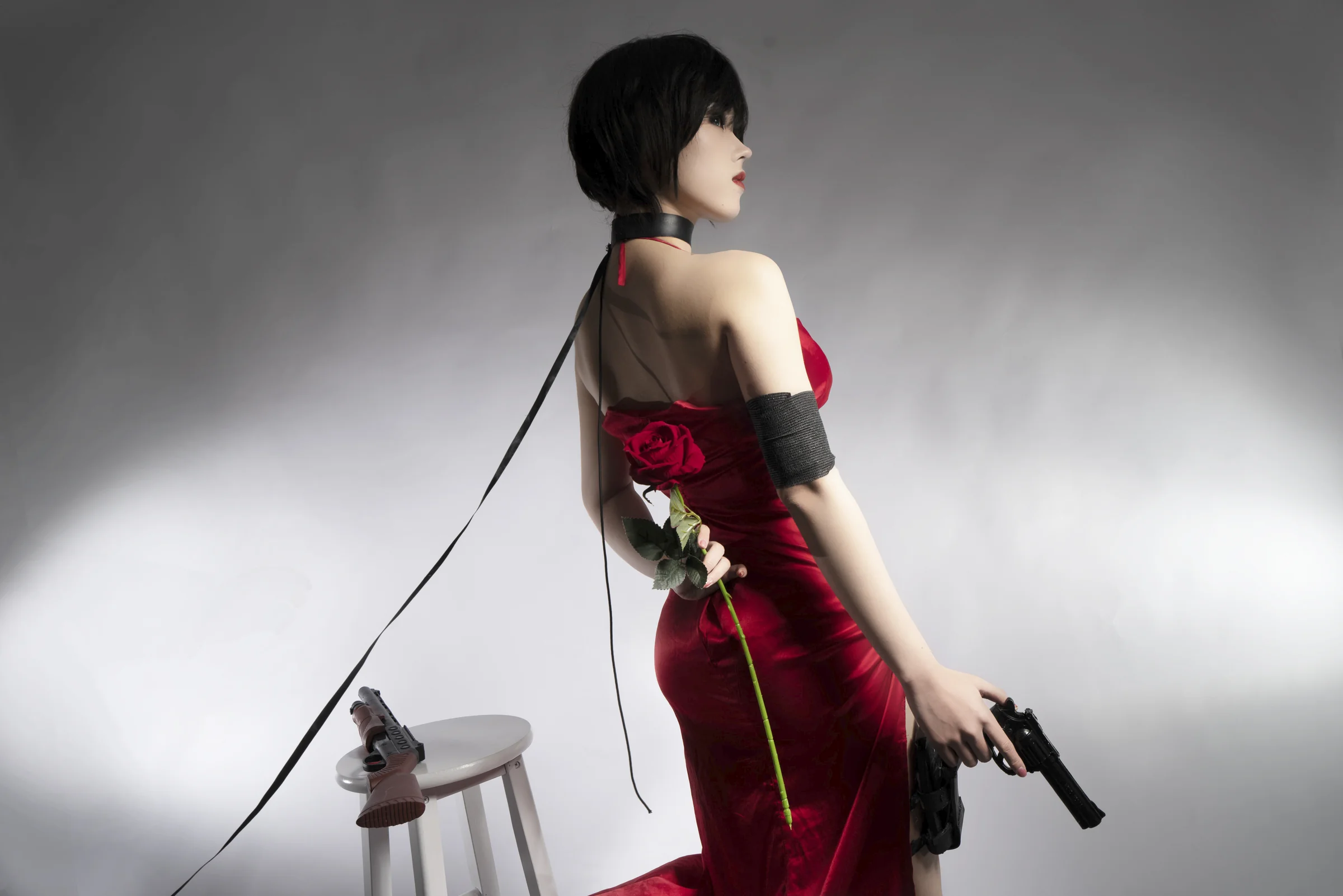 【COS写真】生化危机艾达王COS写真