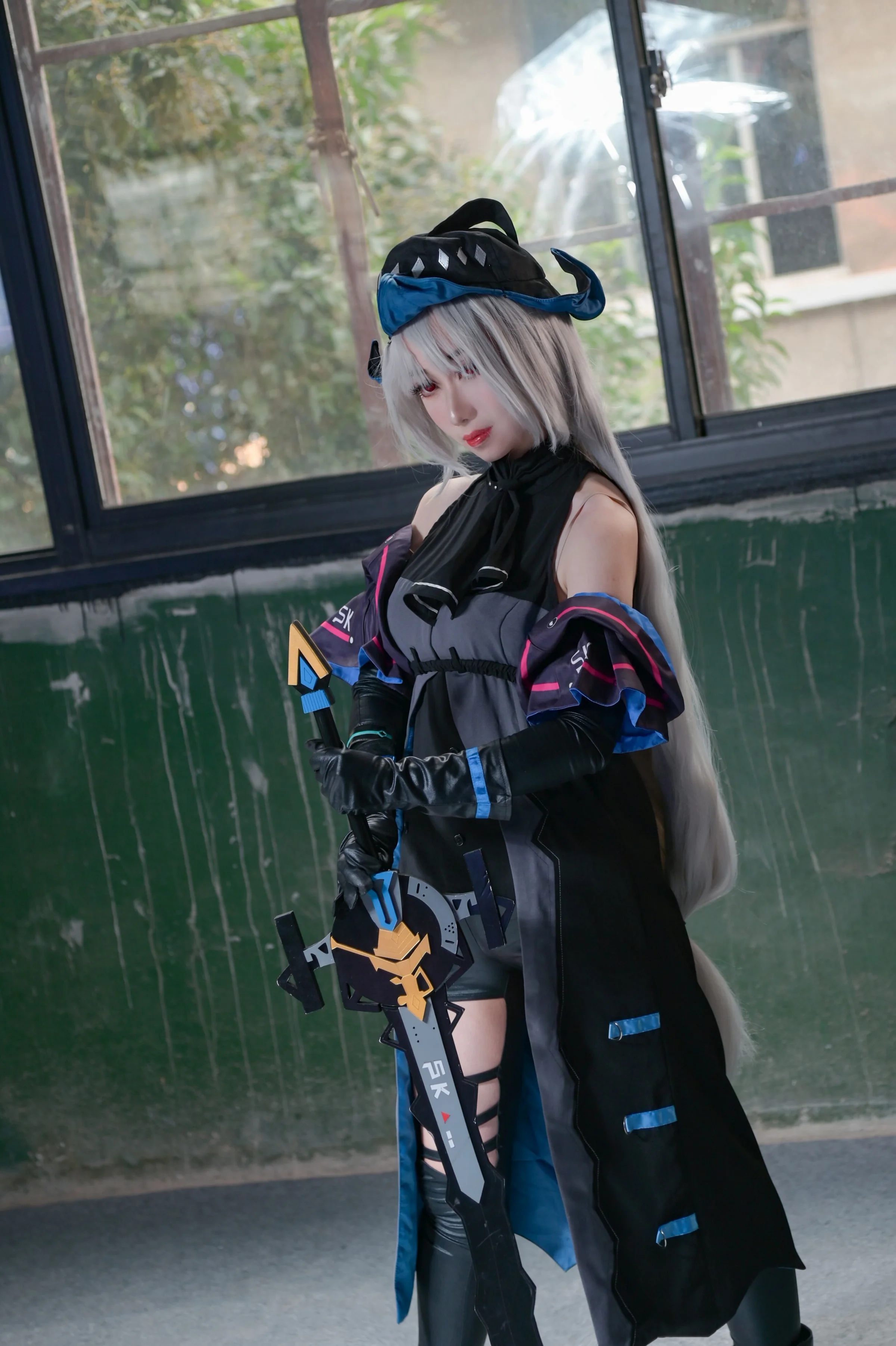 明日方舟 斯卡蒂COS写真