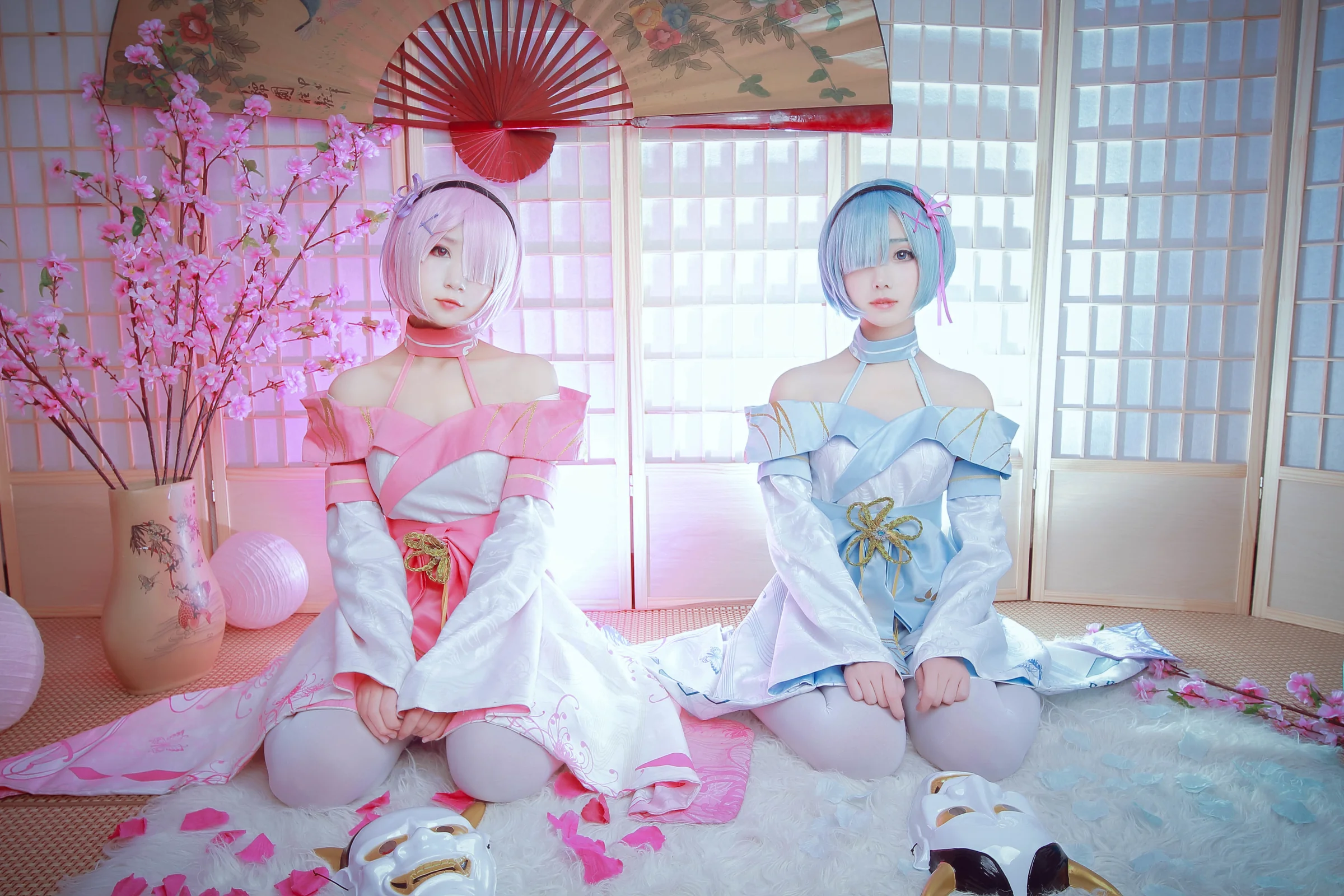 从零开始的异世界生活 蕾姆祭典和服COS写真