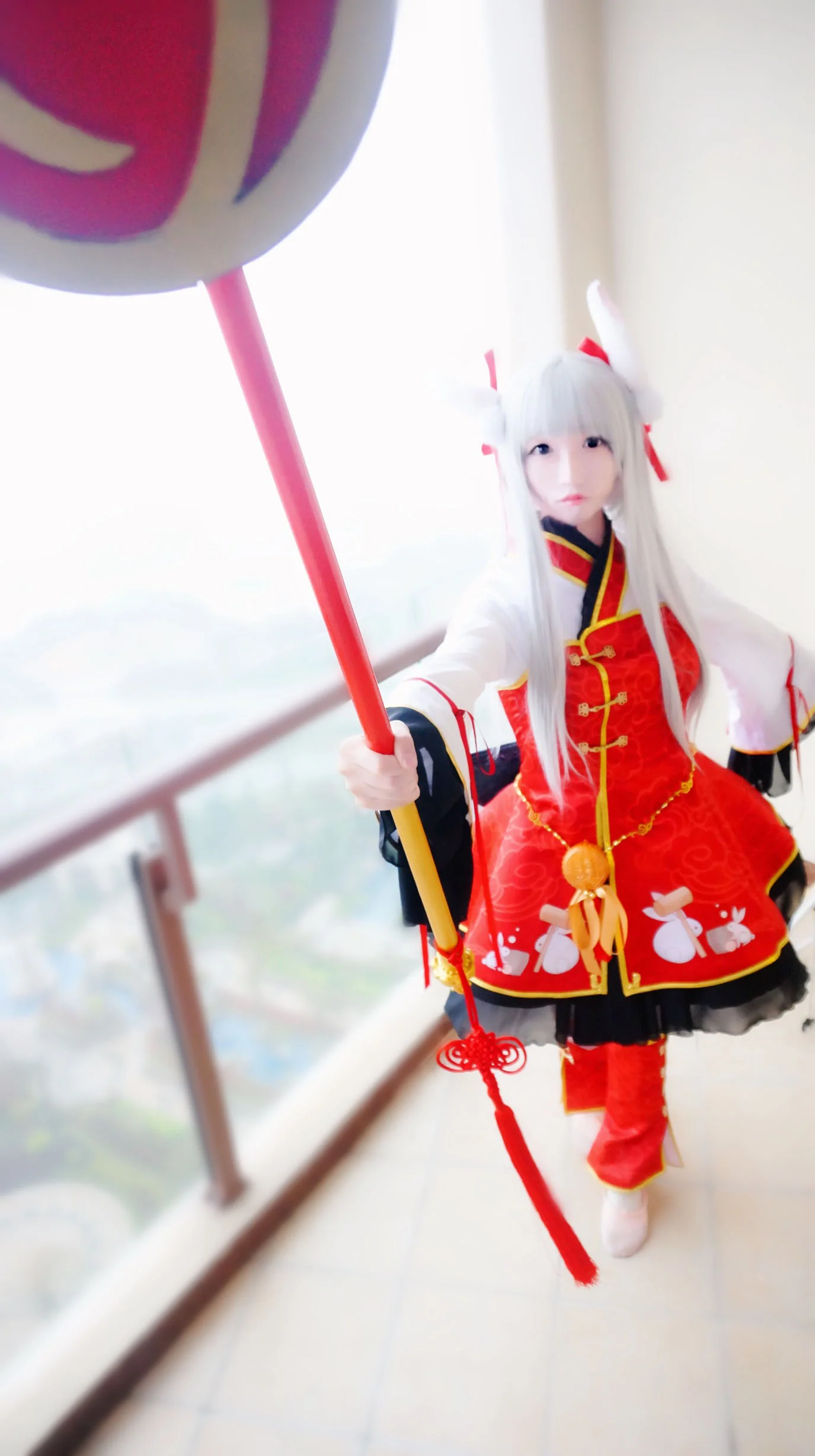 奇迹暖暖月宫蟾兔COS写真