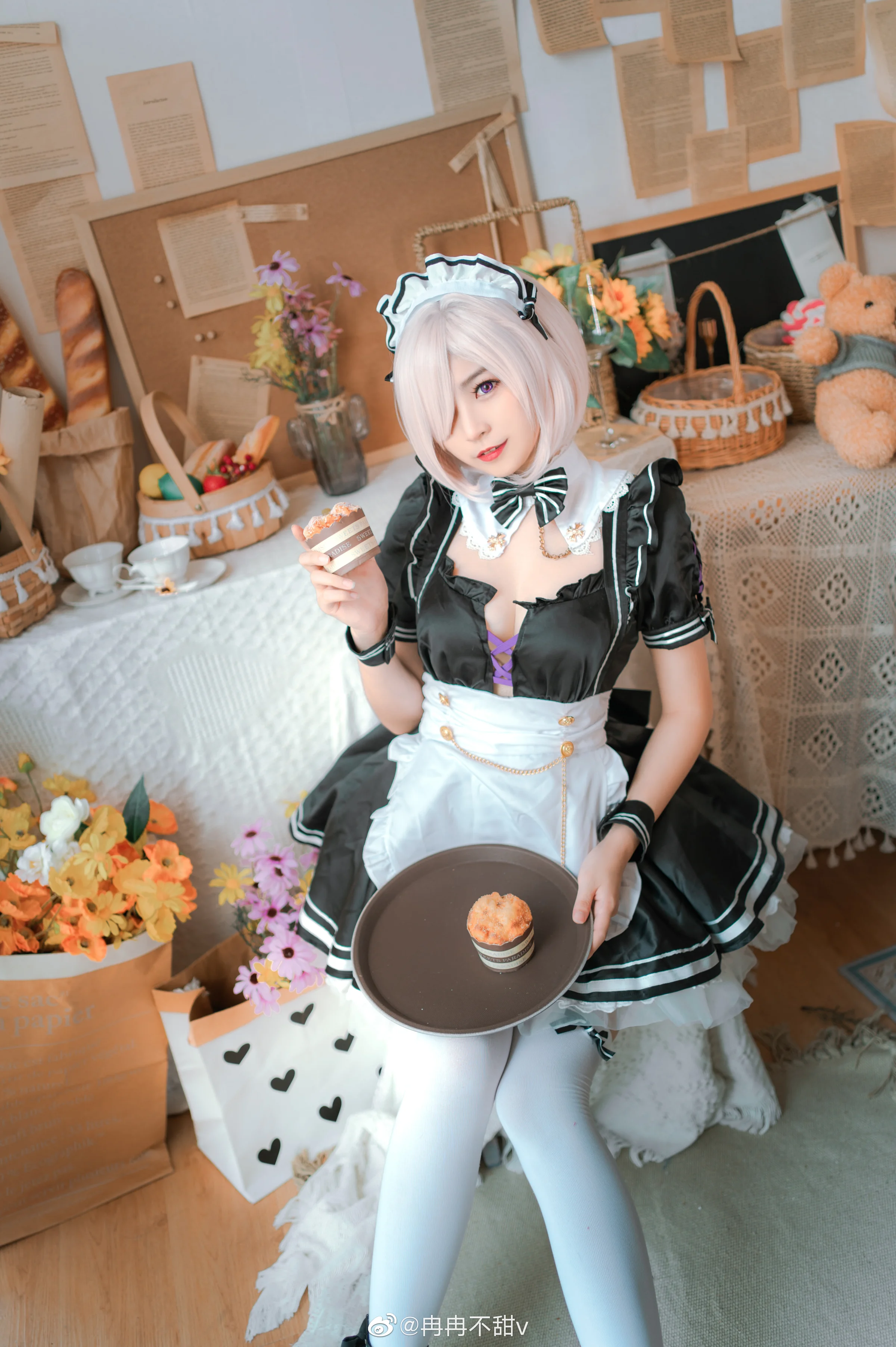 Fate/Grand Order 玛修·基列莱特 女仆COS写真