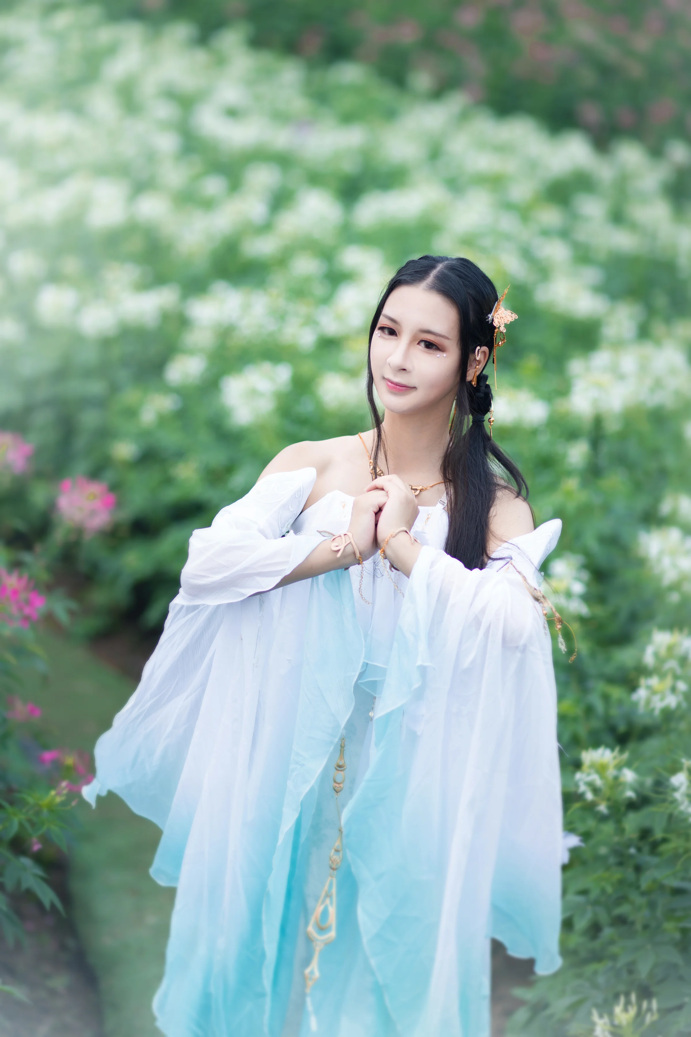 【COS写真正片/瑶音】逆水寒·清露瑶兰