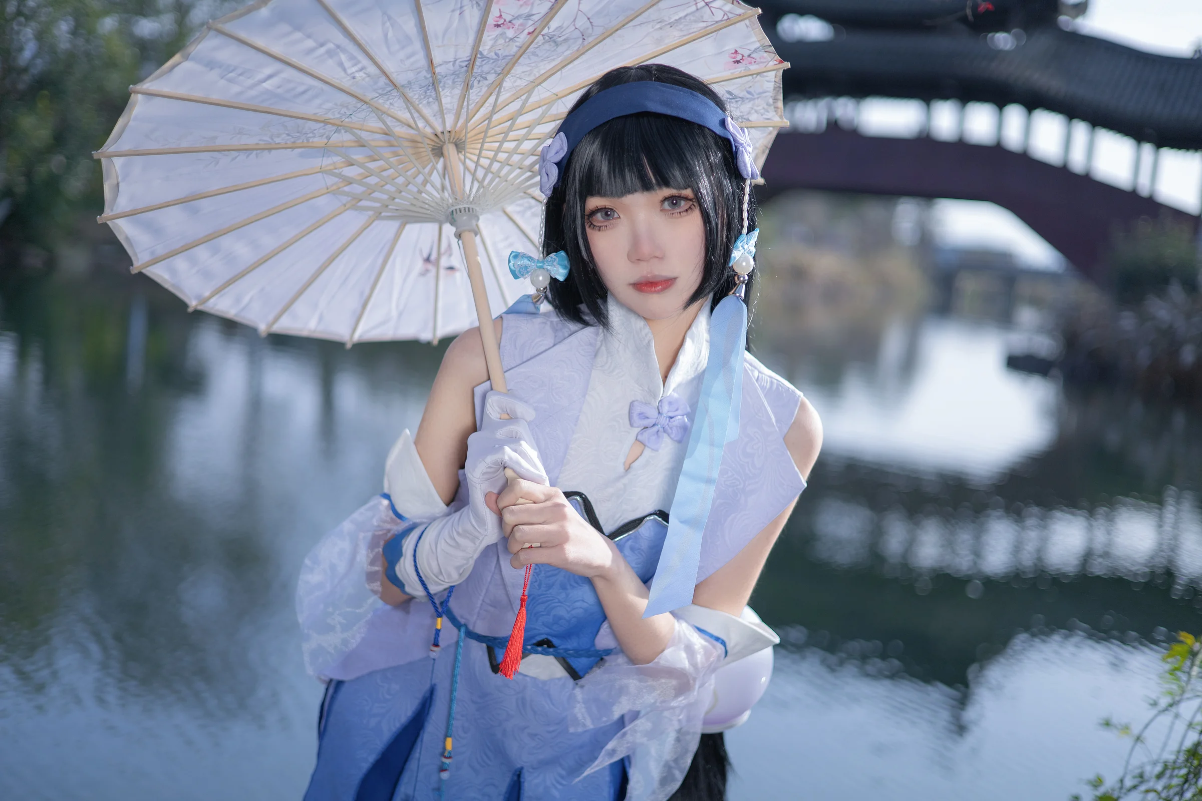 《王者荣耀》西施COS写真，少女怎么会拒绝珍贵的宝藏呢