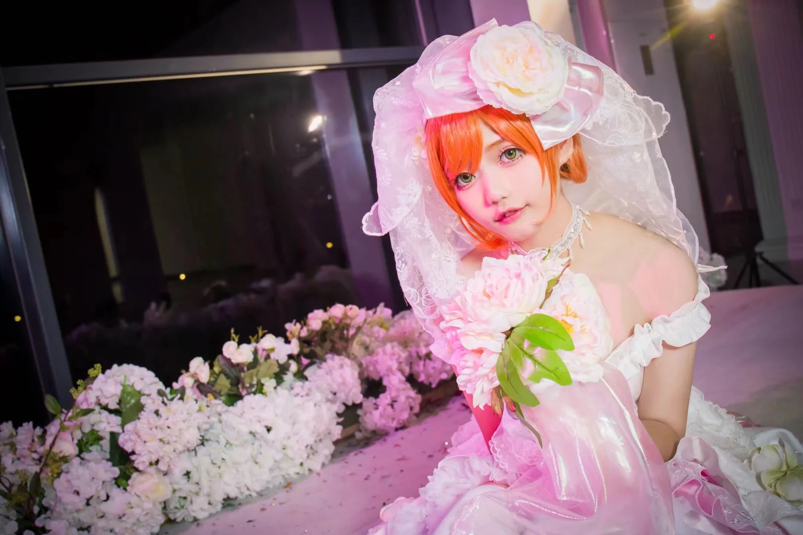love live！星空凛lwb婚纱COS写真