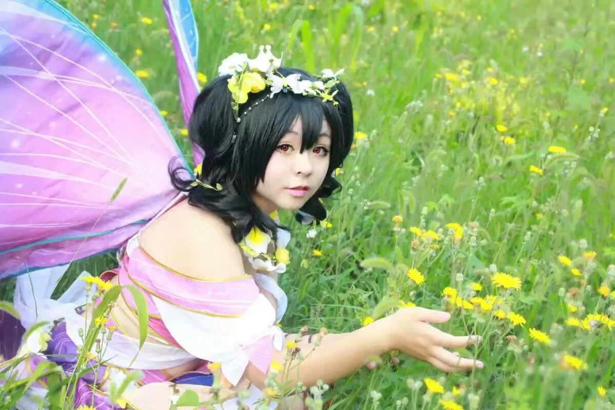 花妖觉醒妮可COS写真 好想飞起来呦，可我飞不起来