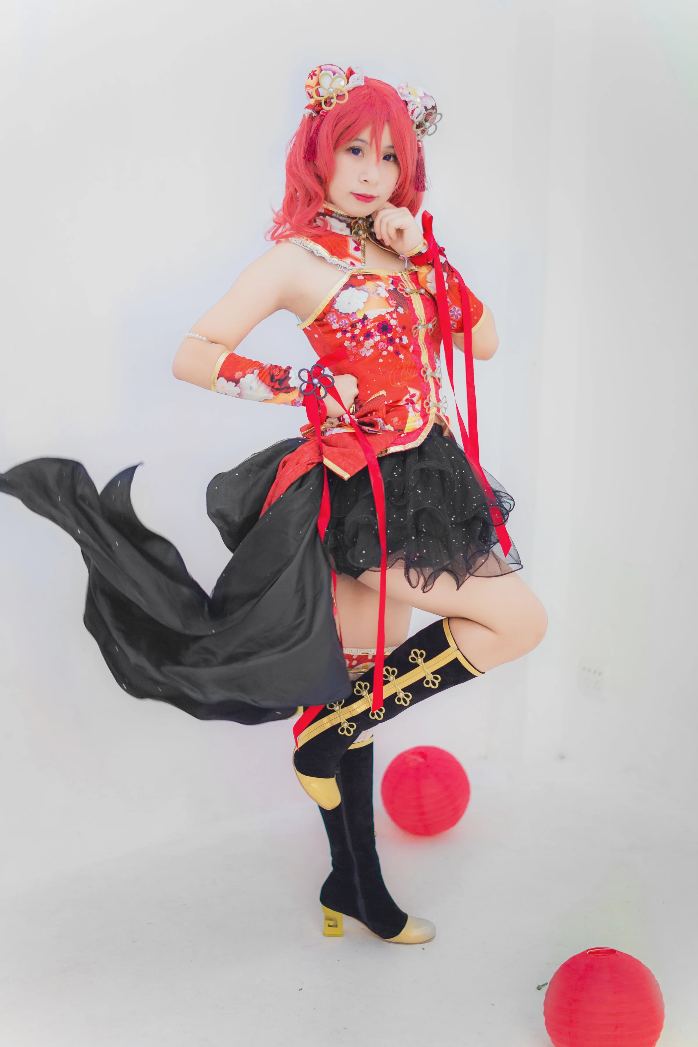 lovelive旗袍觉醒西木野真姬COS写真