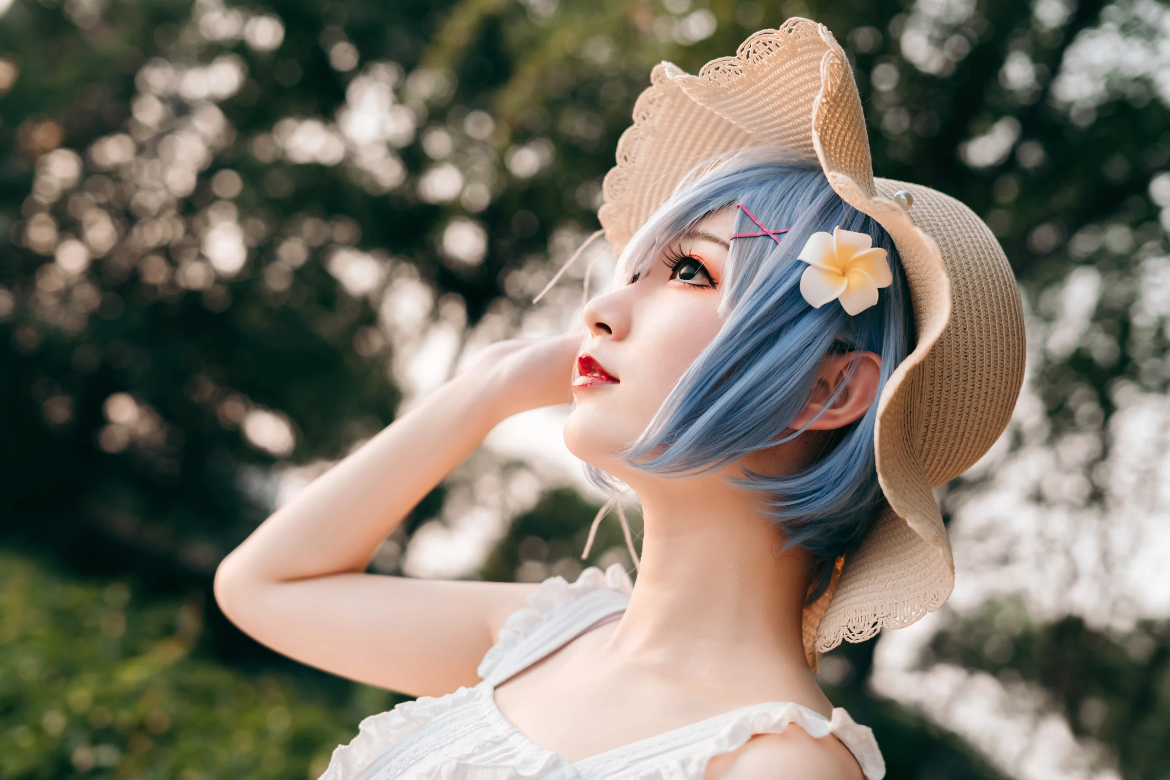 蕾姆COS写真，等你来与我相见