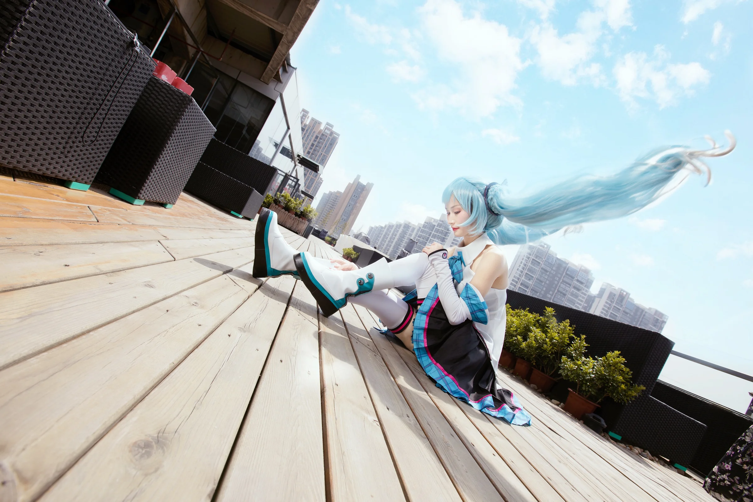 V家 2017魔法未来演唱会 初音未来COS写真