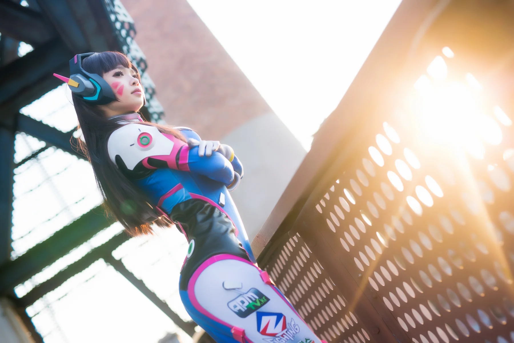 守望先锋 D.va 原皮 COS写真