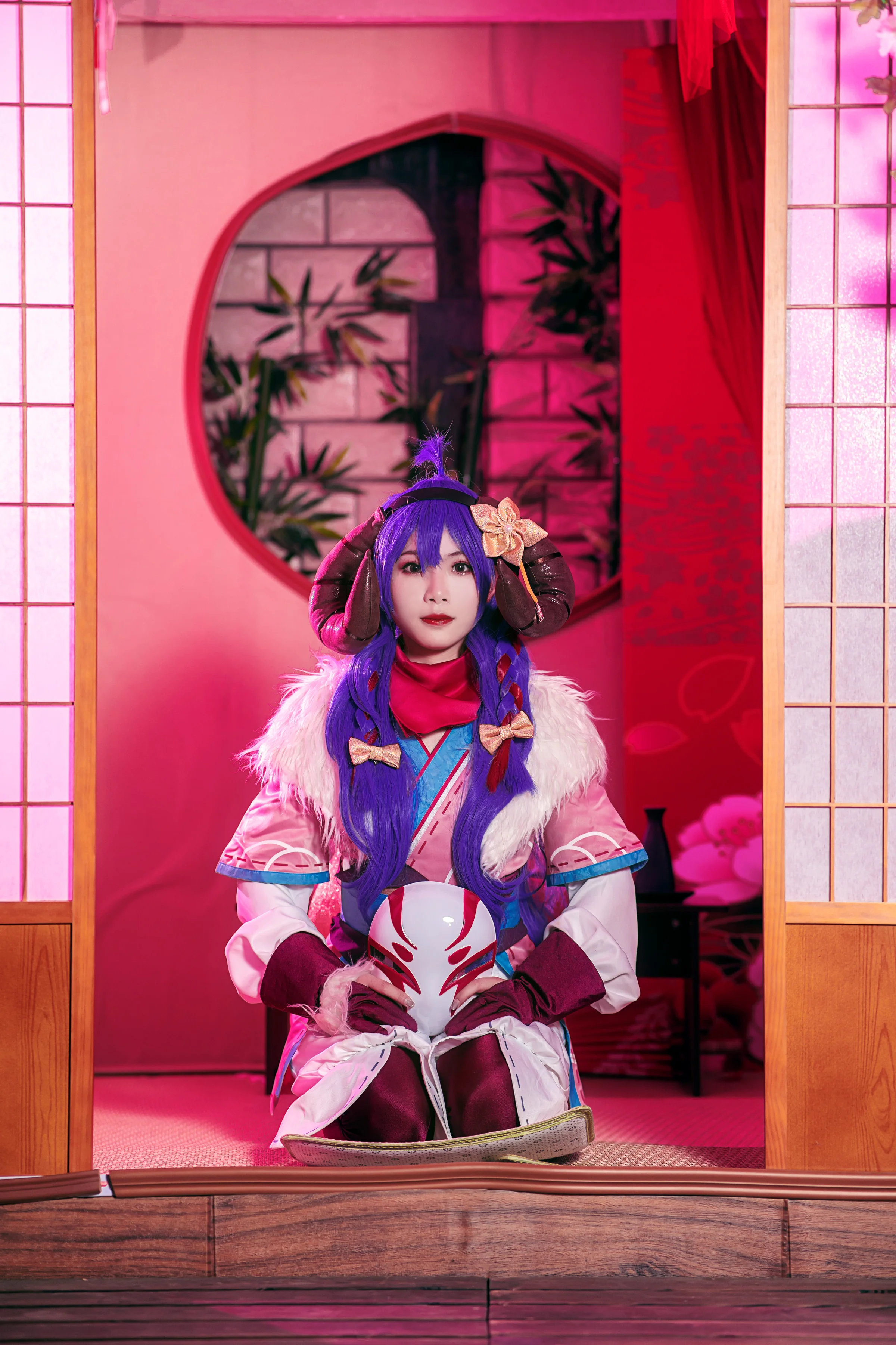 英雄联盟LOL 灵魂莲华阿狸COS写真