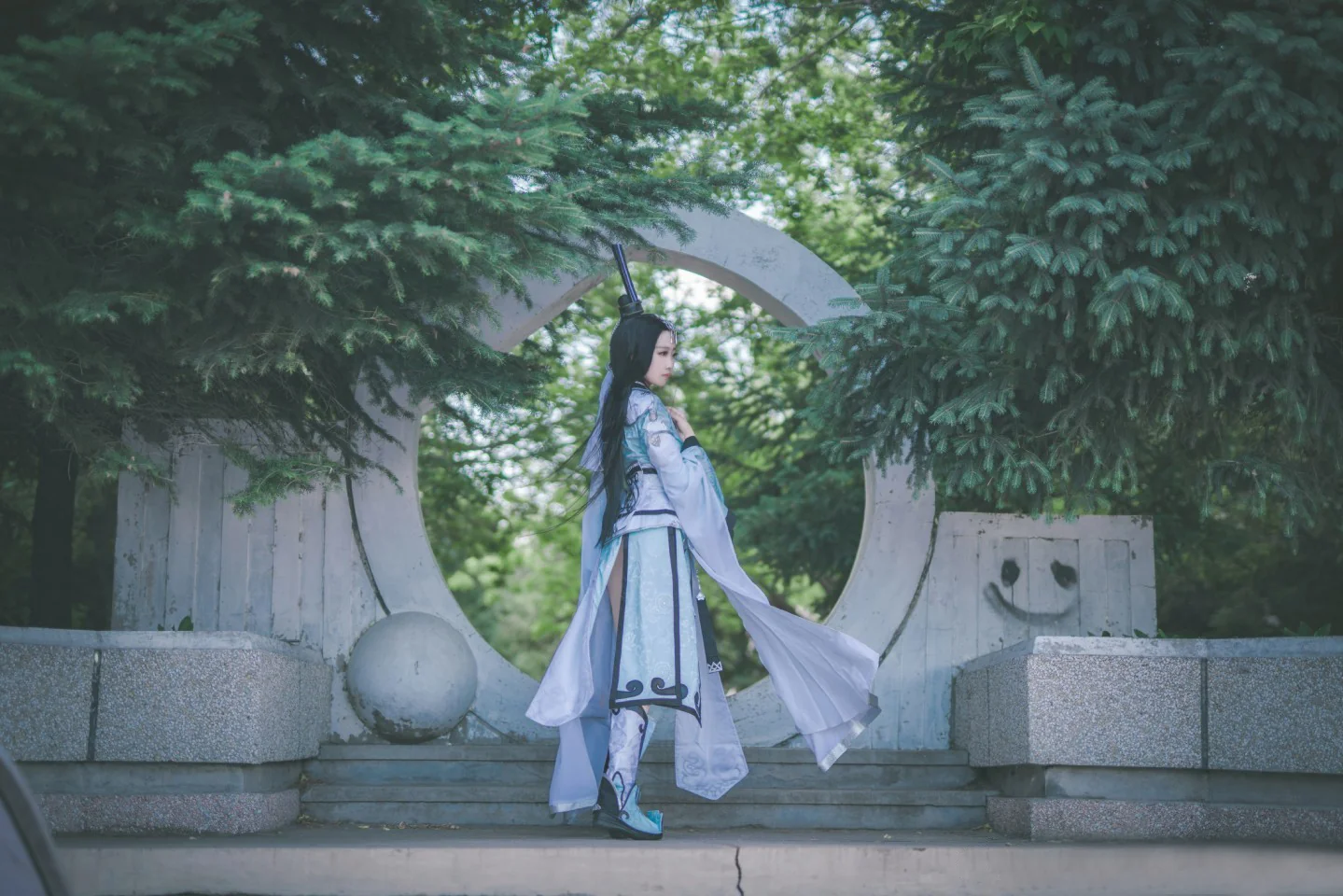 剑网三 破军道姑COS写真