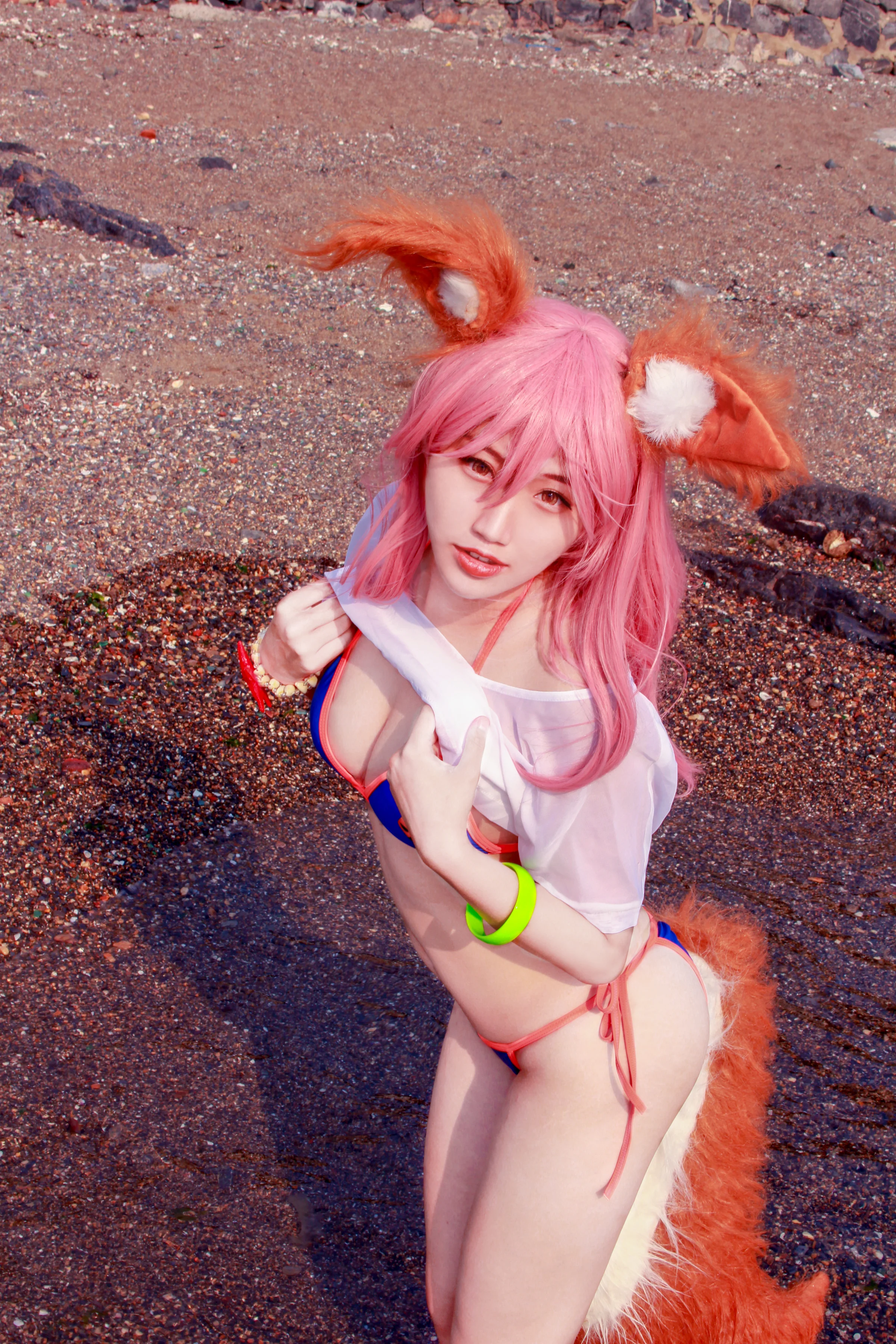 玉藻前 泳装COS写真