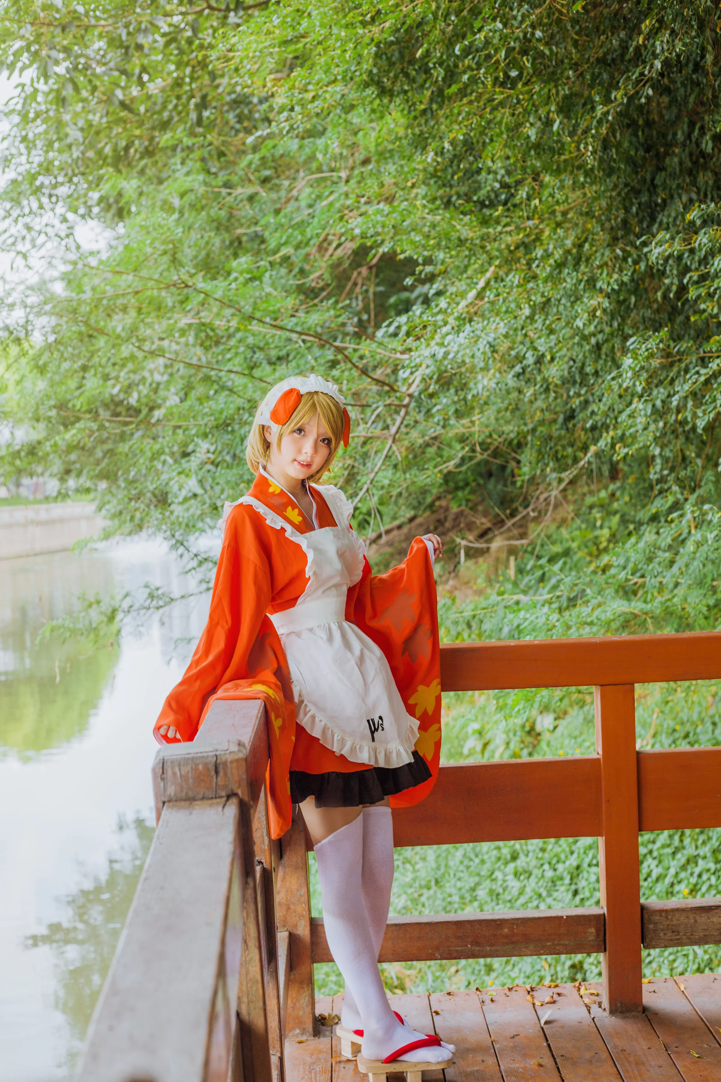 【love live!】小泉花阳枫叶和服COS写真