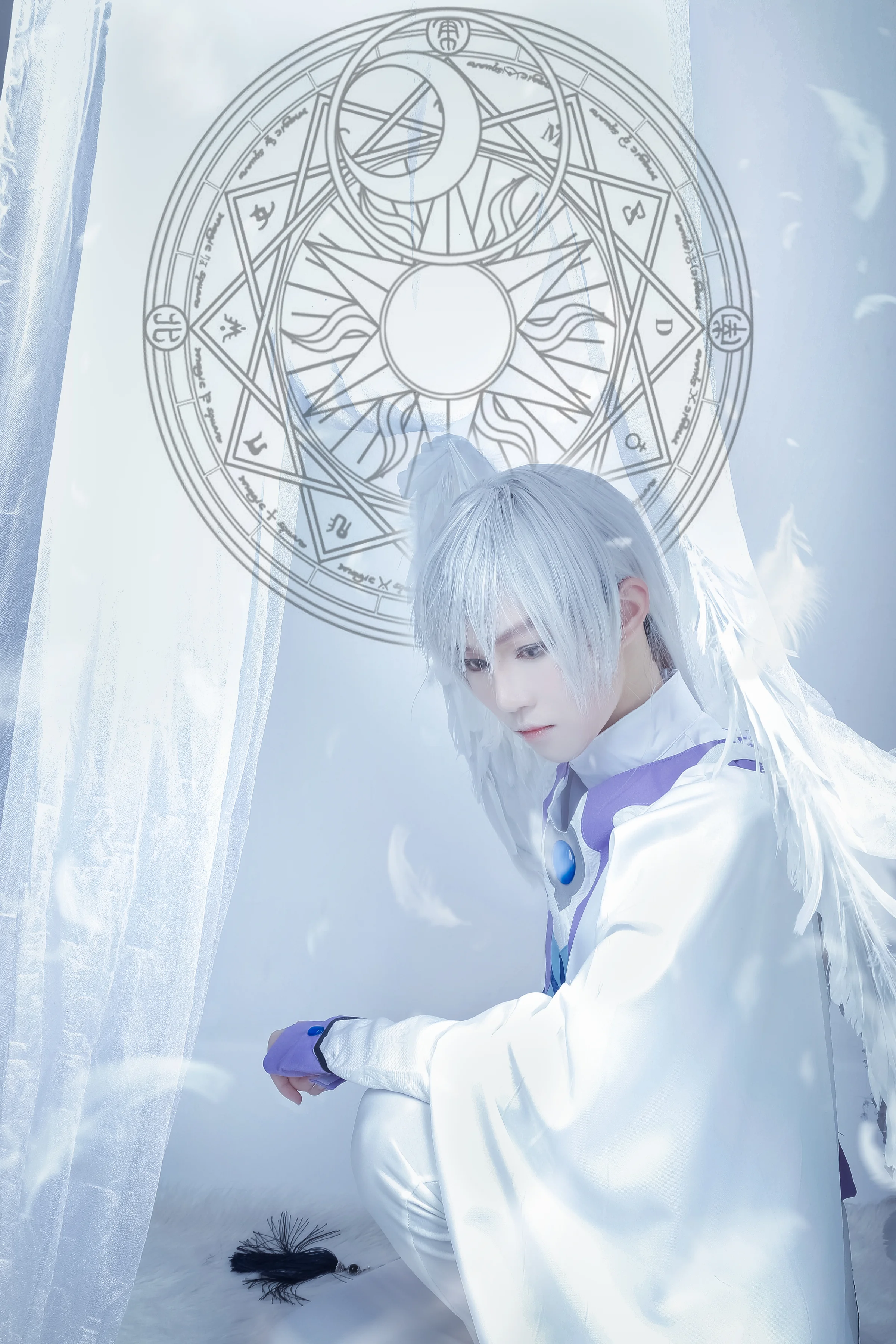 百变小樱魔术卡审判者月COS写真