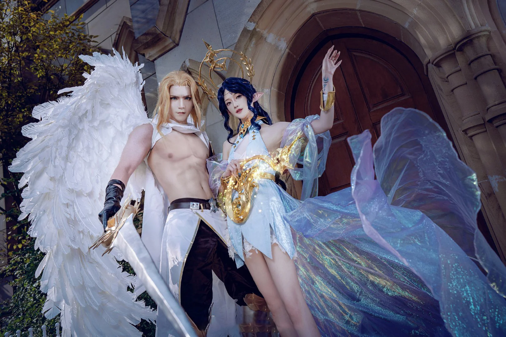 魔灵时代 月光女神COS写真