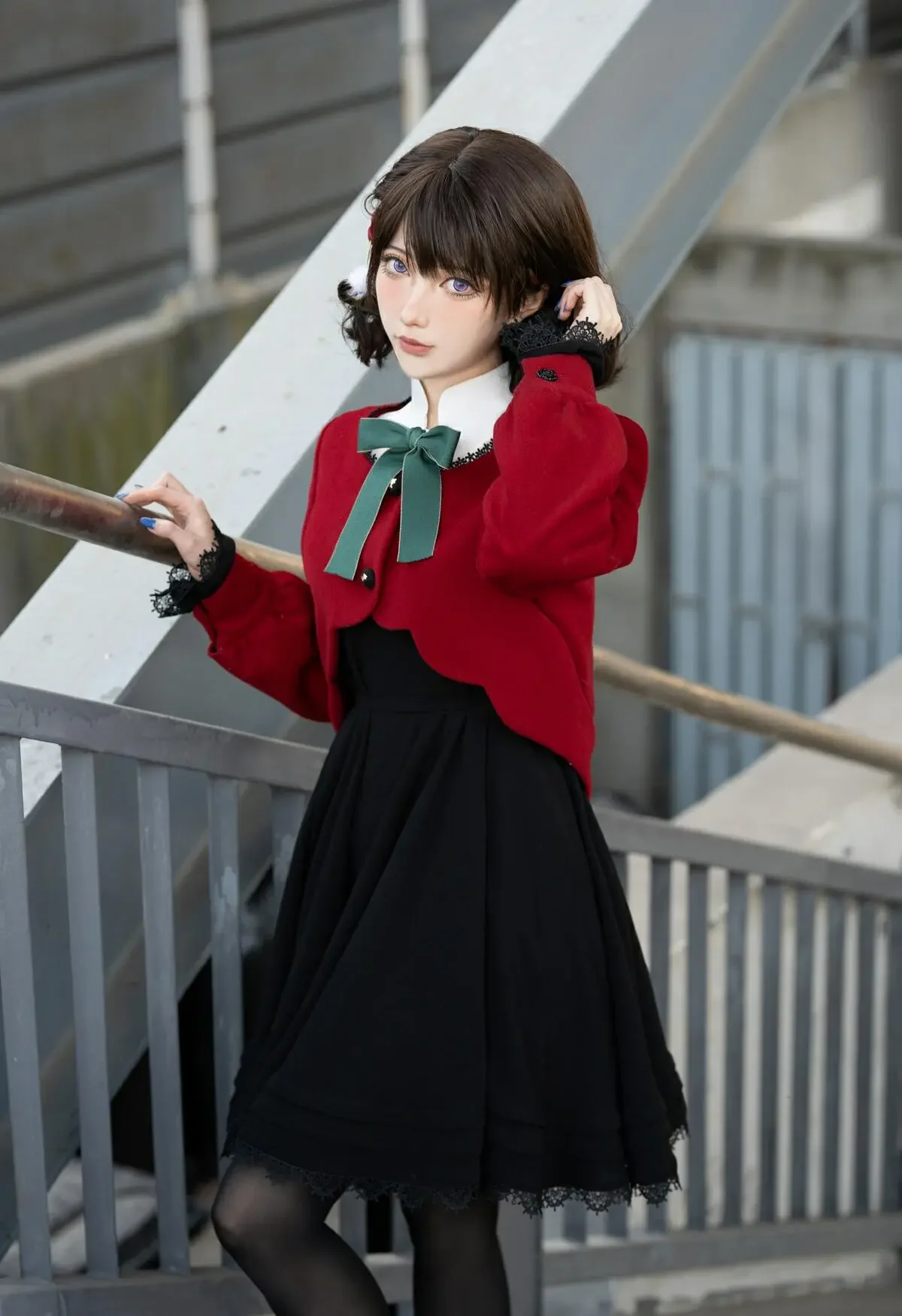 炭烤莉莉黑 – 桌面少女 冬·林檎｜高清图片集