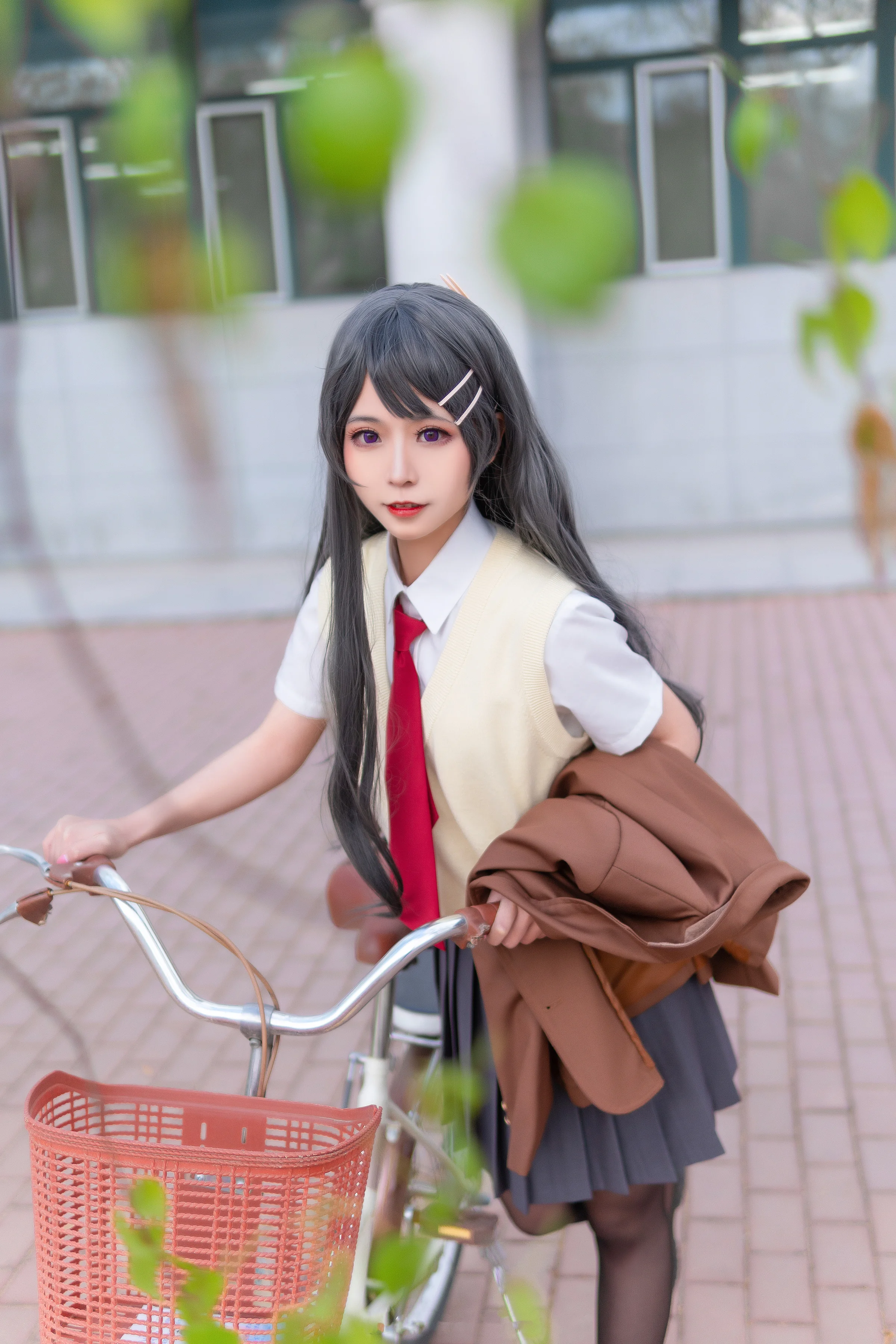 《青春期猪头少年不会梦到兔女郎学姐》樱岛麻衣COS写真