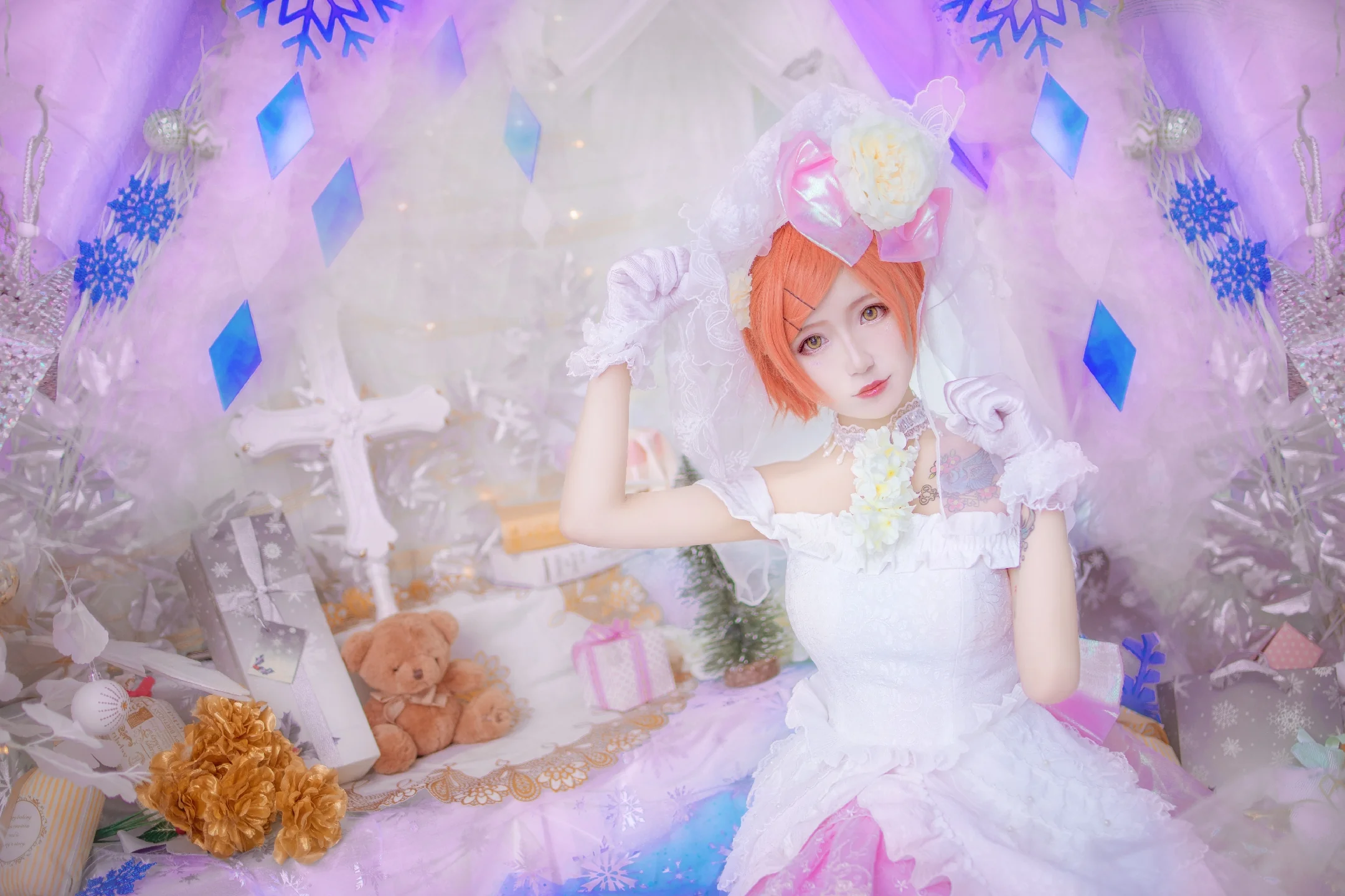 星空凛花嫁COS写真