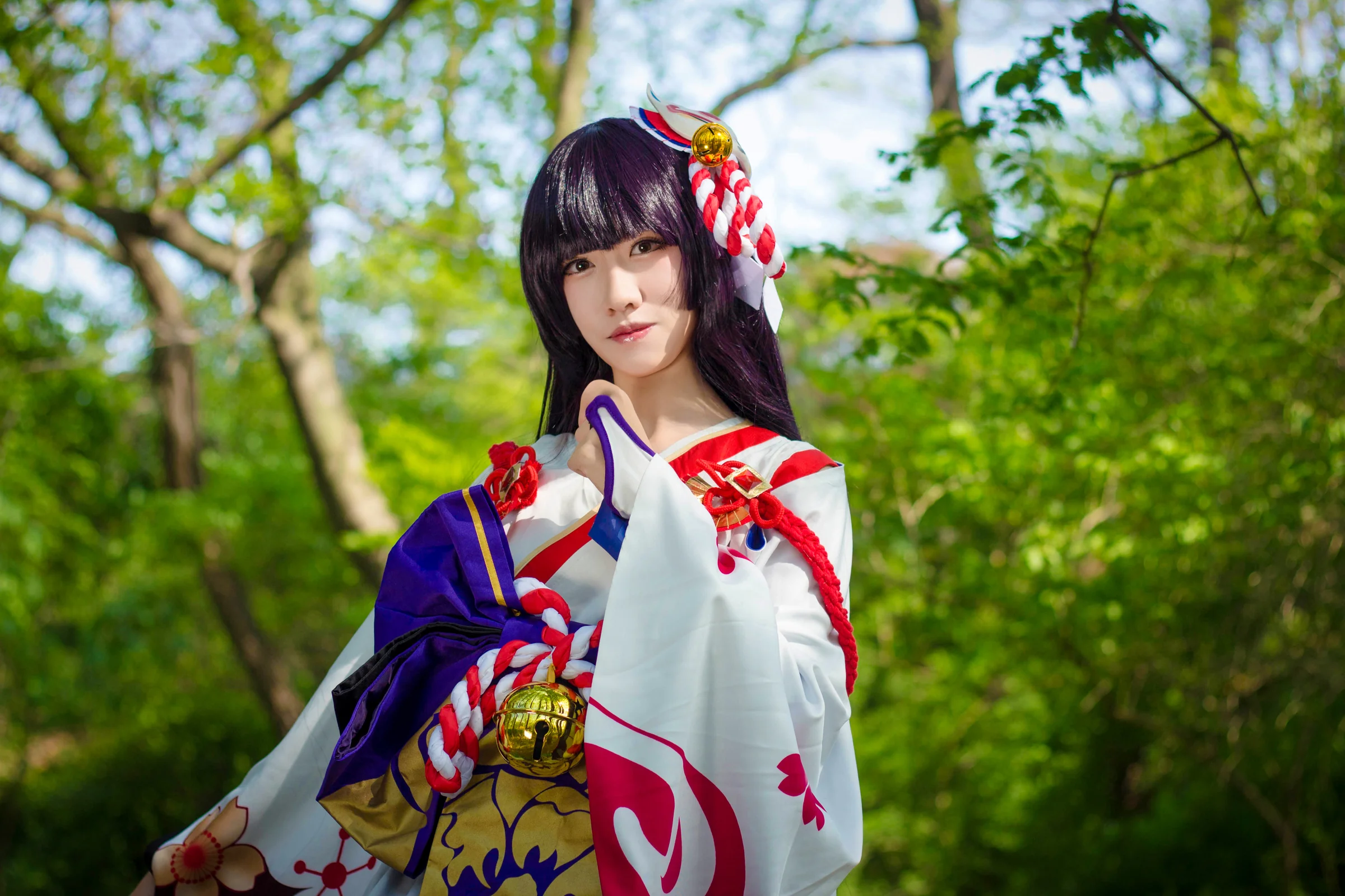 阴阳师雪女COS写真