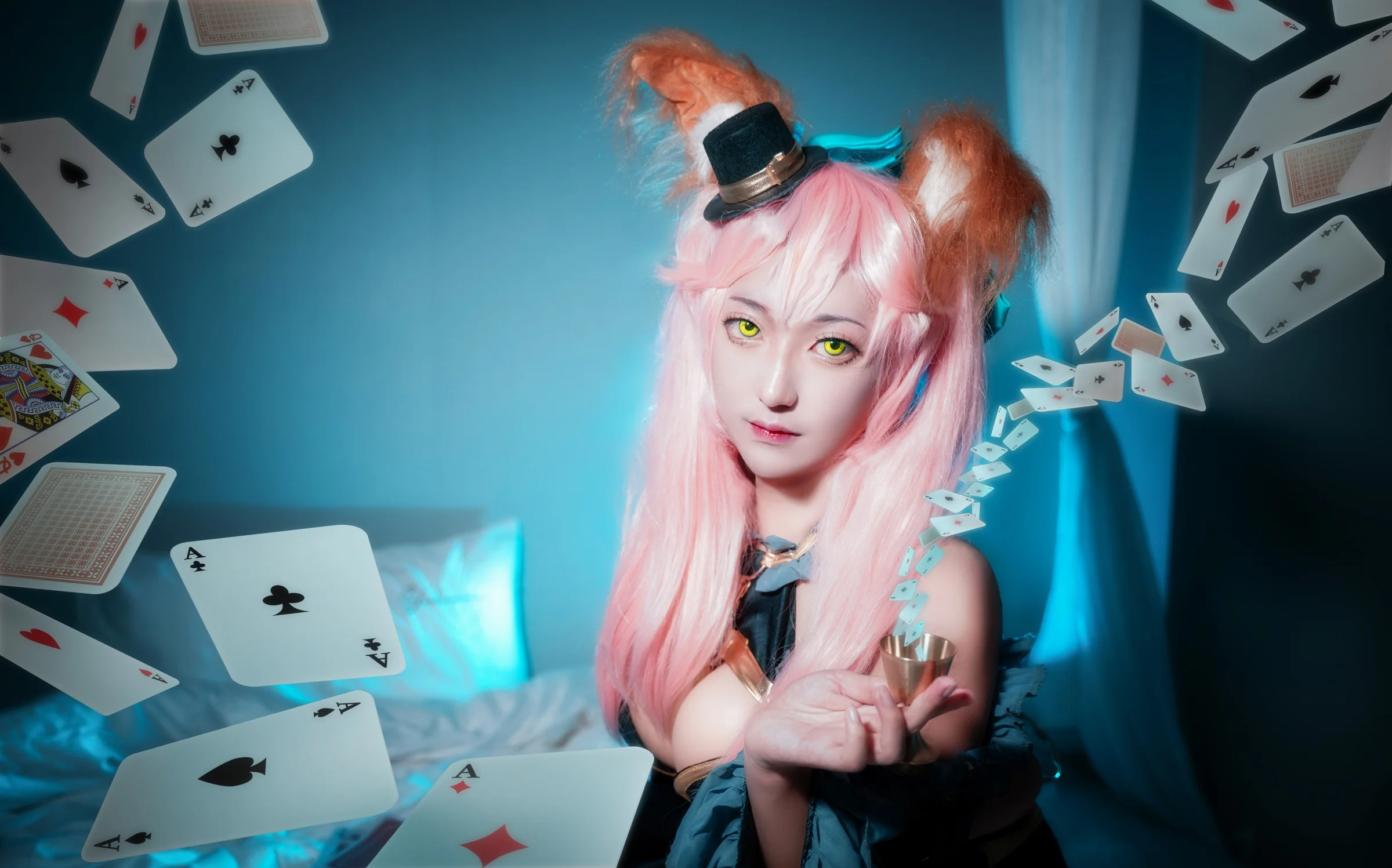 玉藻前黑魔术师COS写真