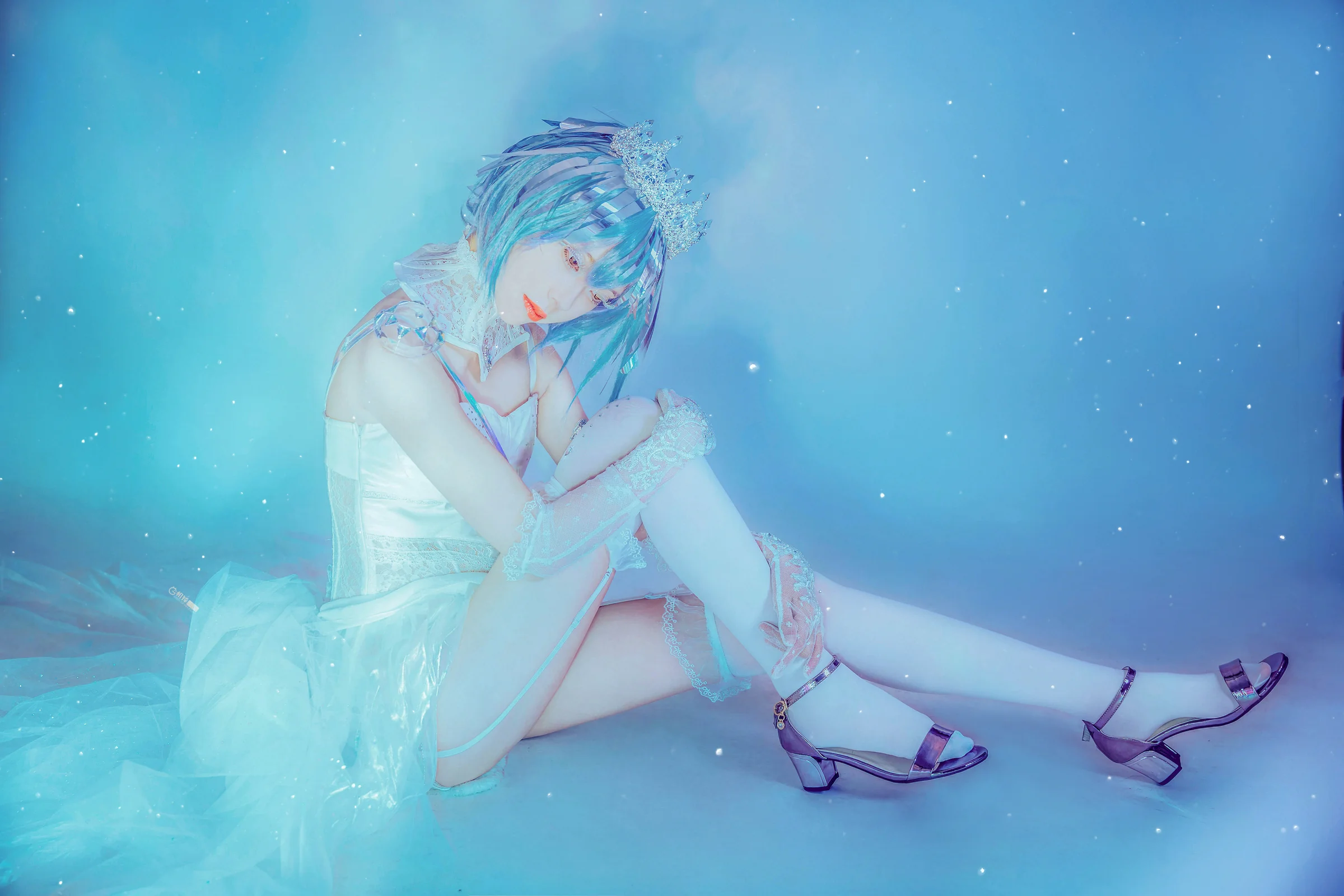 宝石之国·钻石同人婚纱COS写真