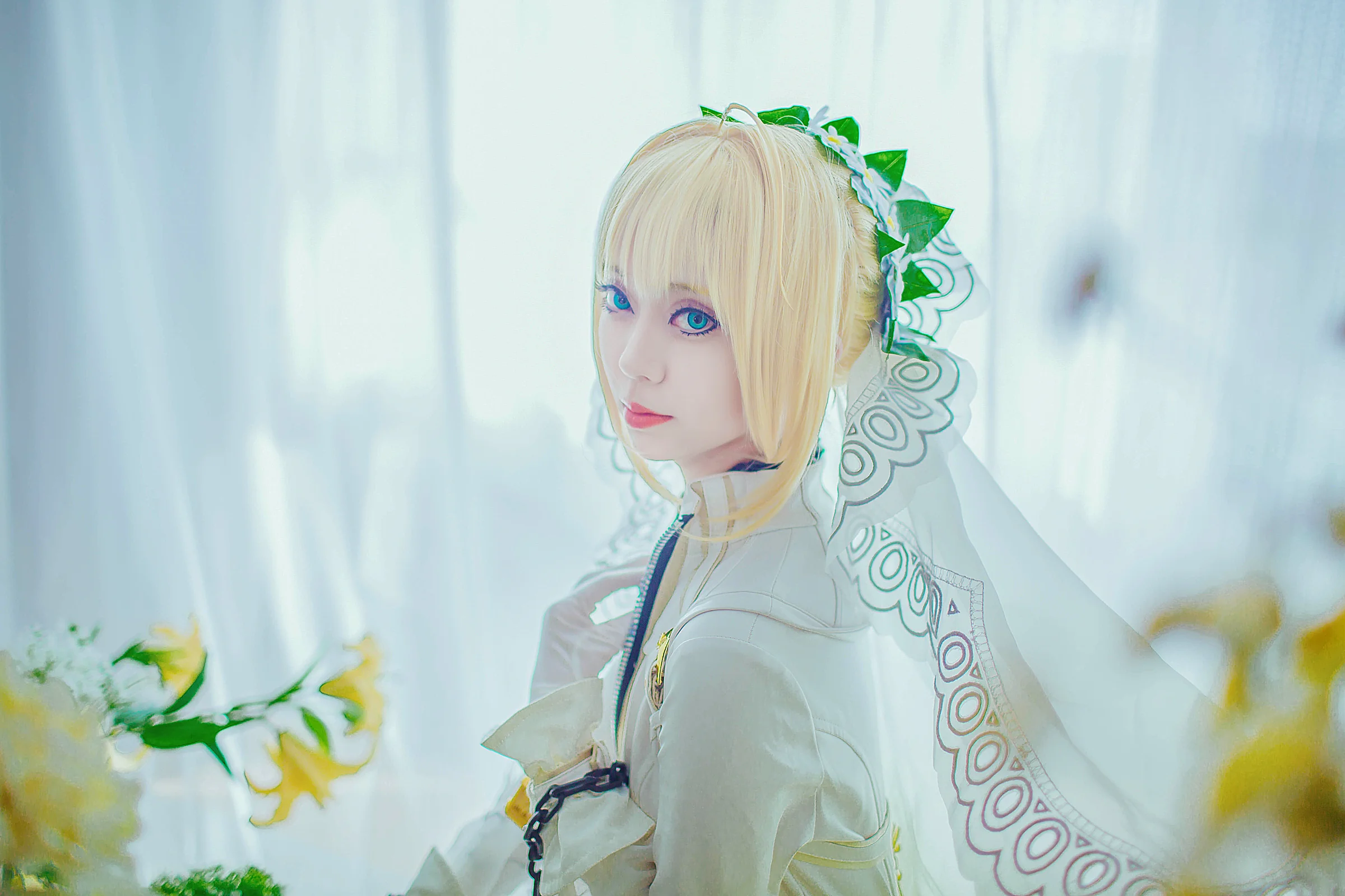 Fate/Grand Order尼禄花嫁COS写真
