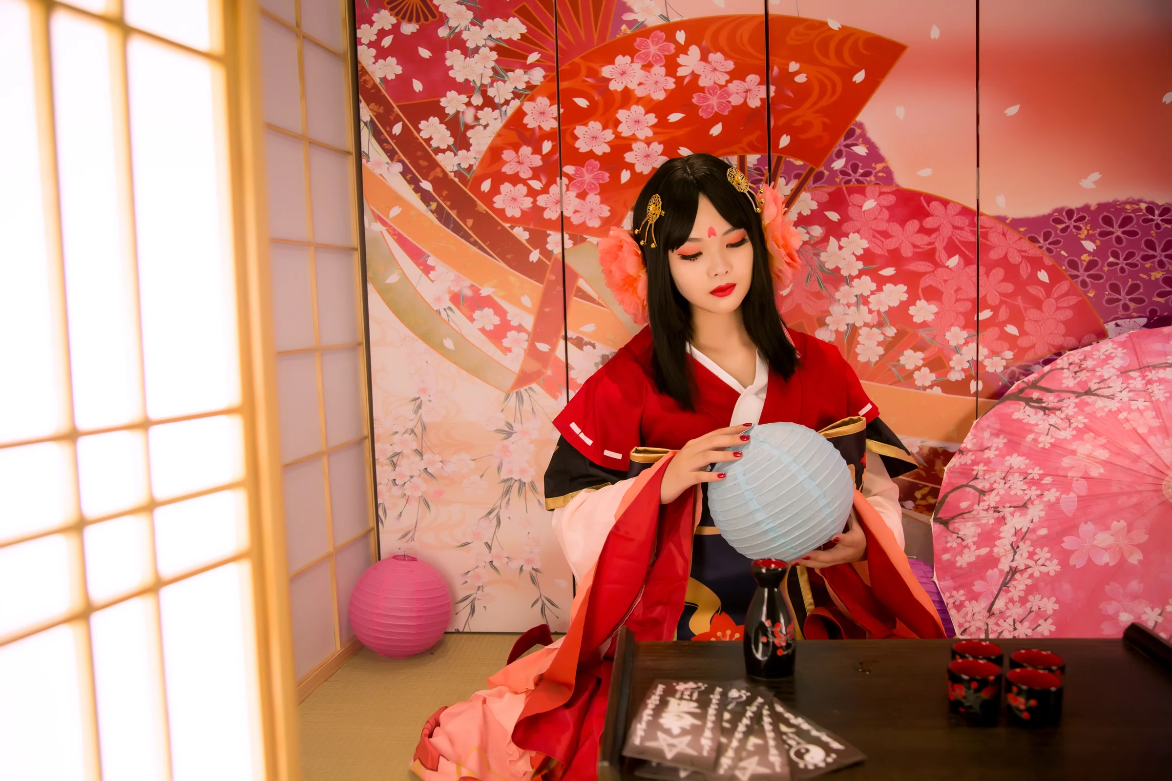 阴阳师樱花妖COS写真 我.....除了你以外不会再爱上任何人了