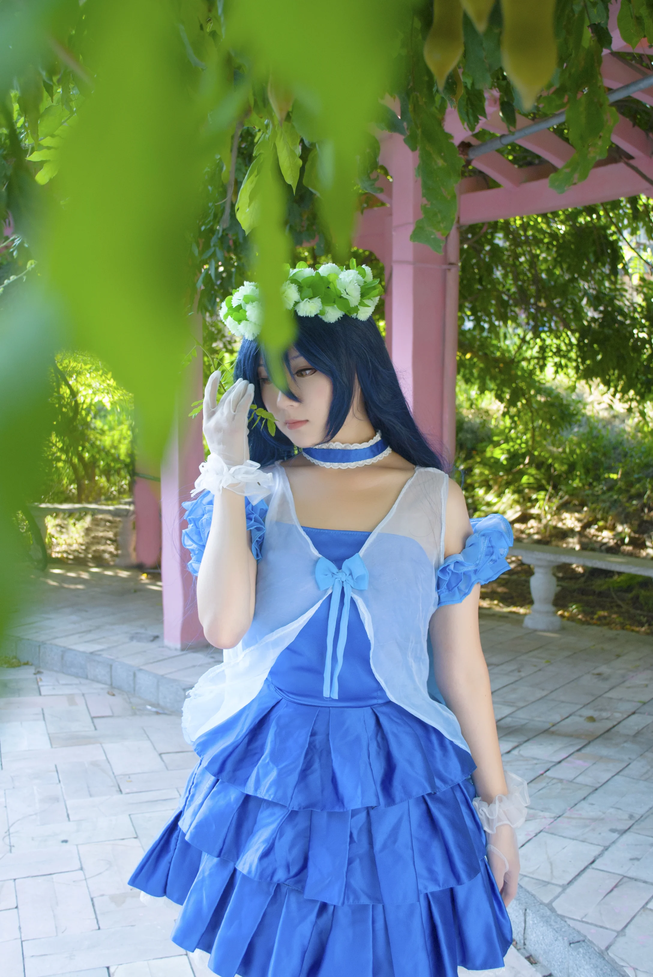 lovelive园田海未梦之门扉COS写真