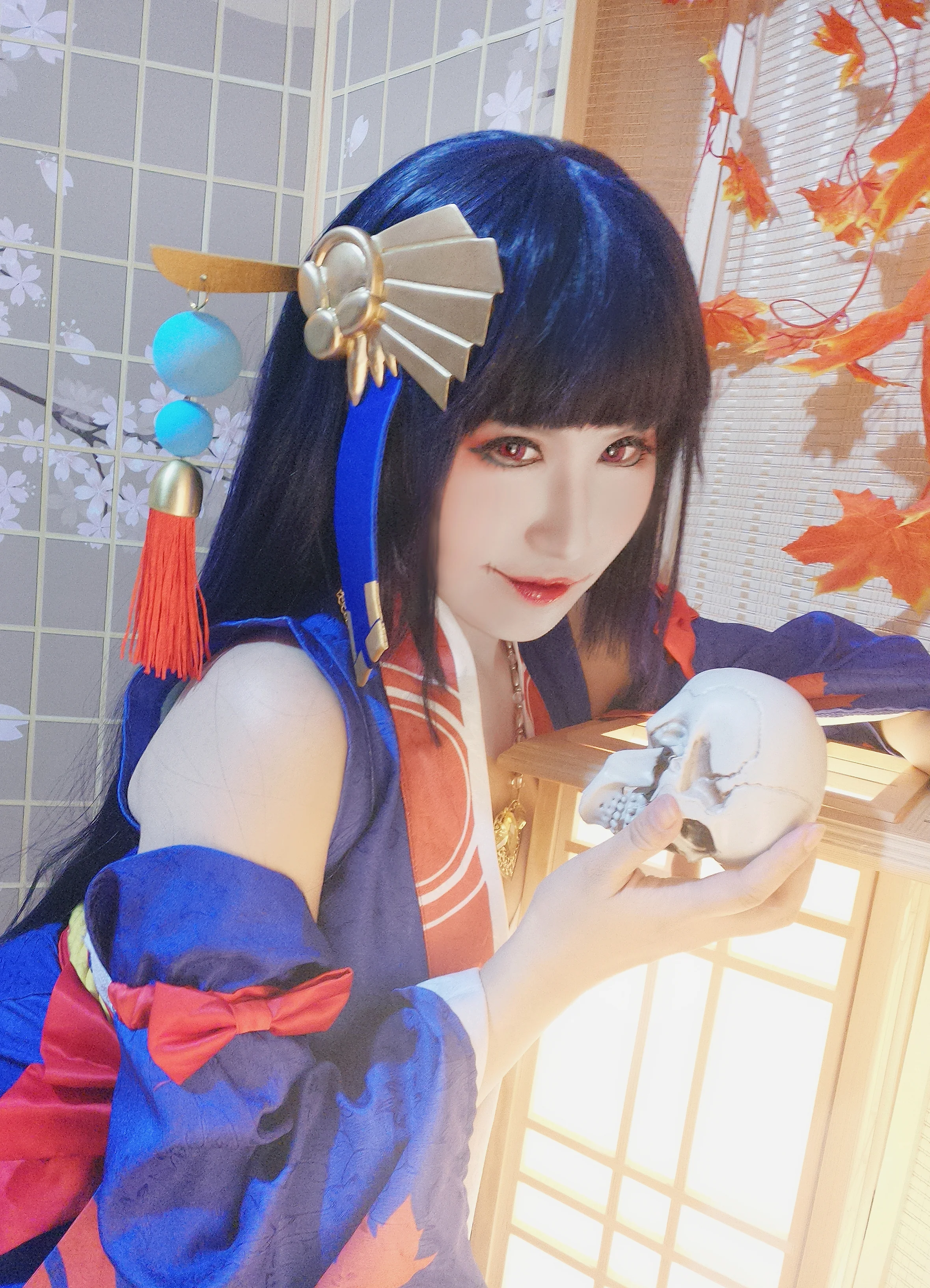 阴阳师手游 鬼女红叶COS写真