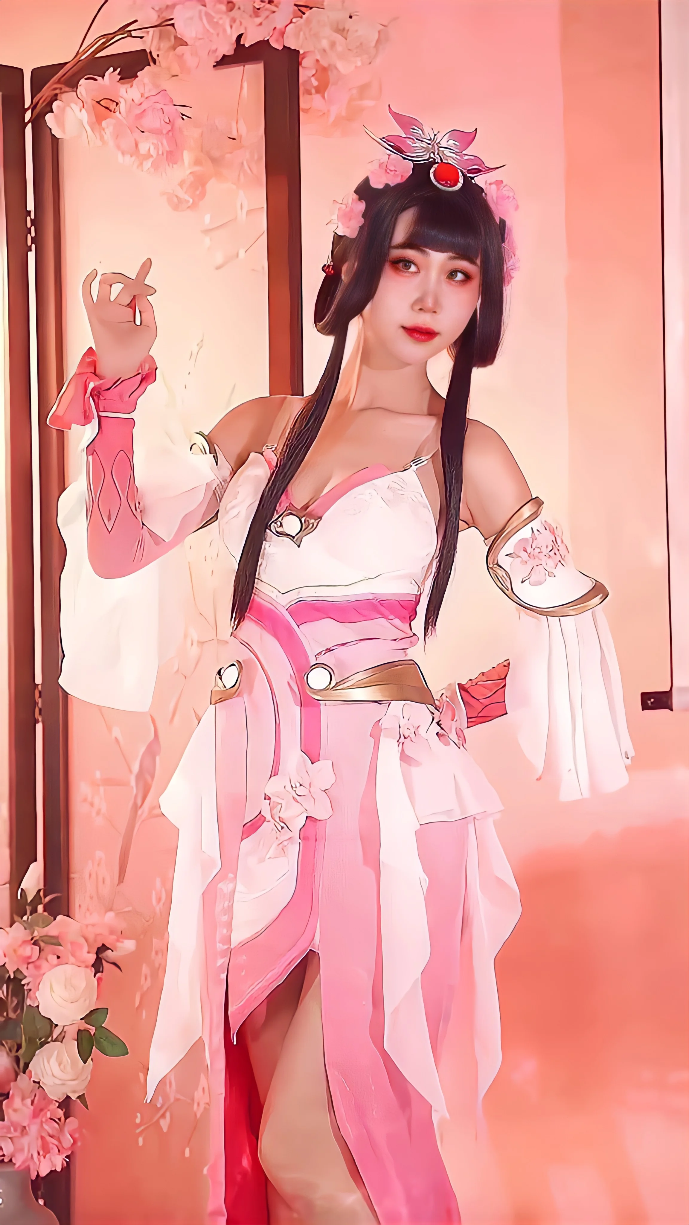 王者荣耀甄姬游园惊梦COS写真
