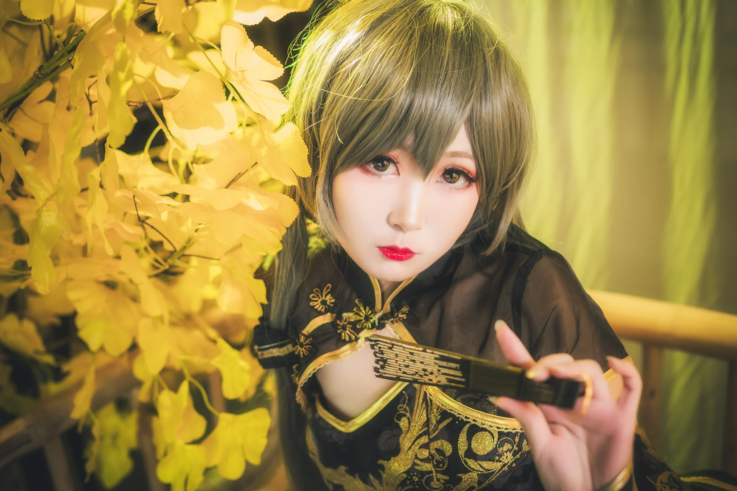 V家 金丝雀洛天依 COS写真