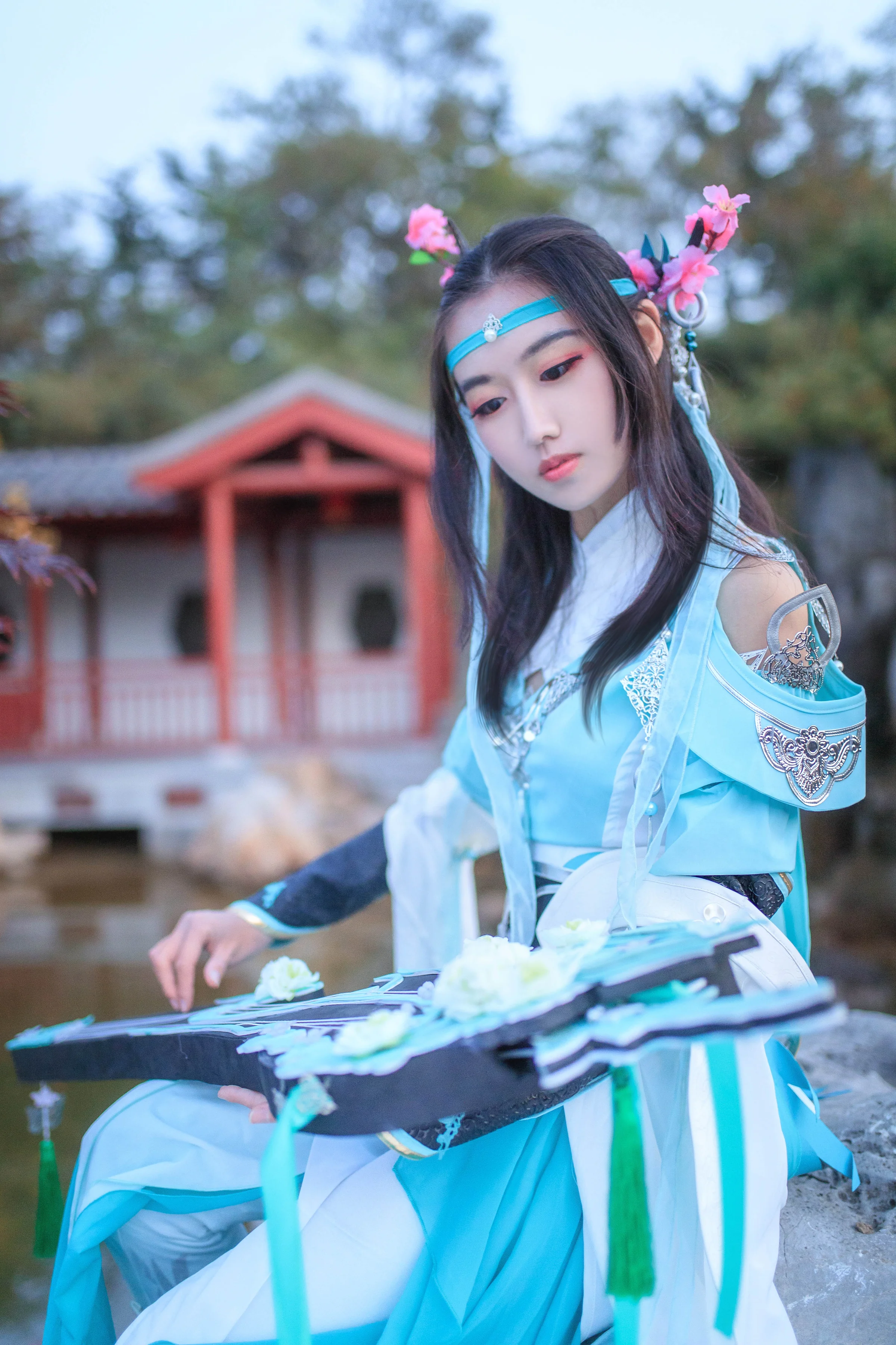 剑网三长歌门 雪河琴娘COS写真