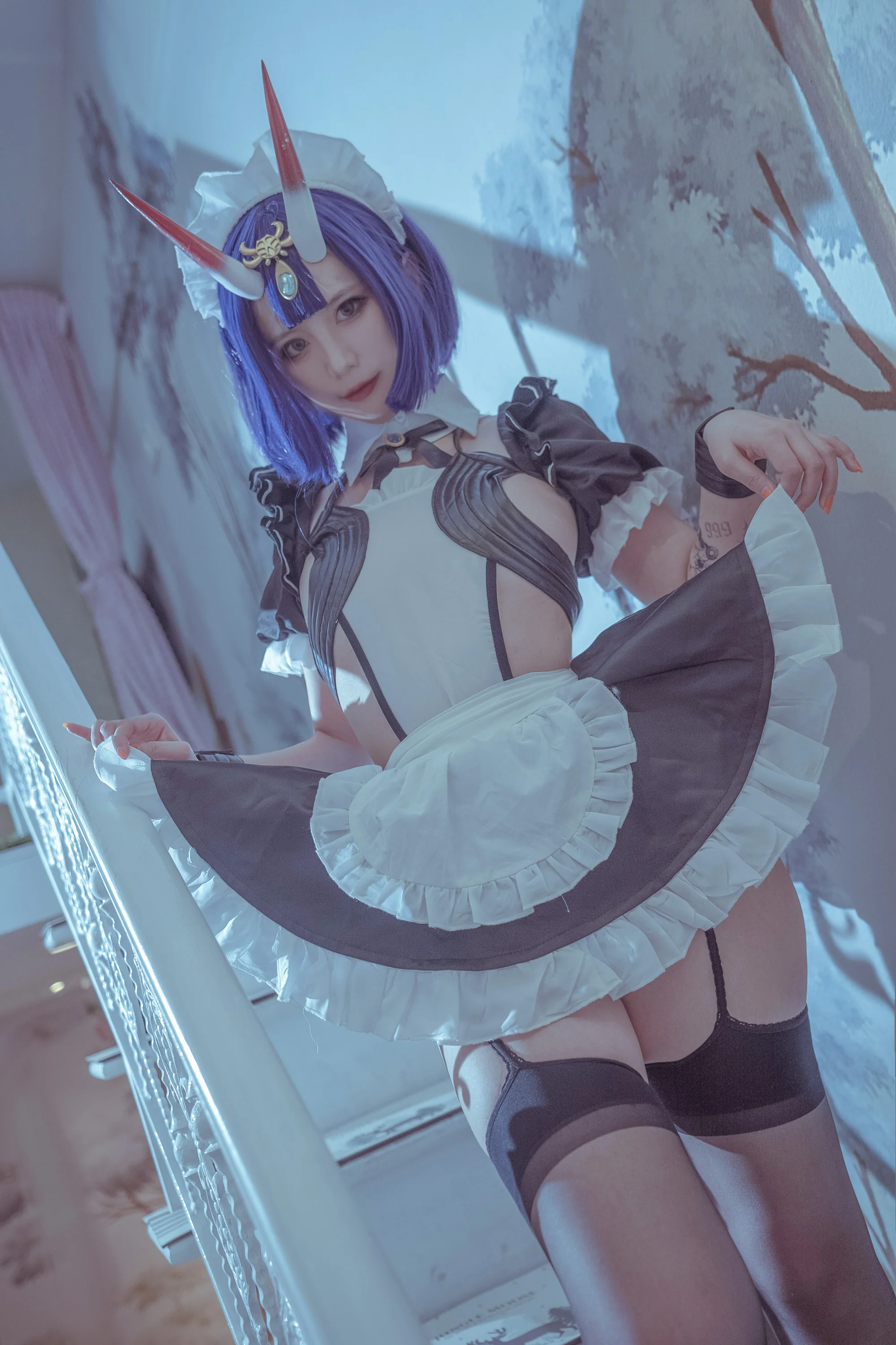 酒吞童子女仆COS写真