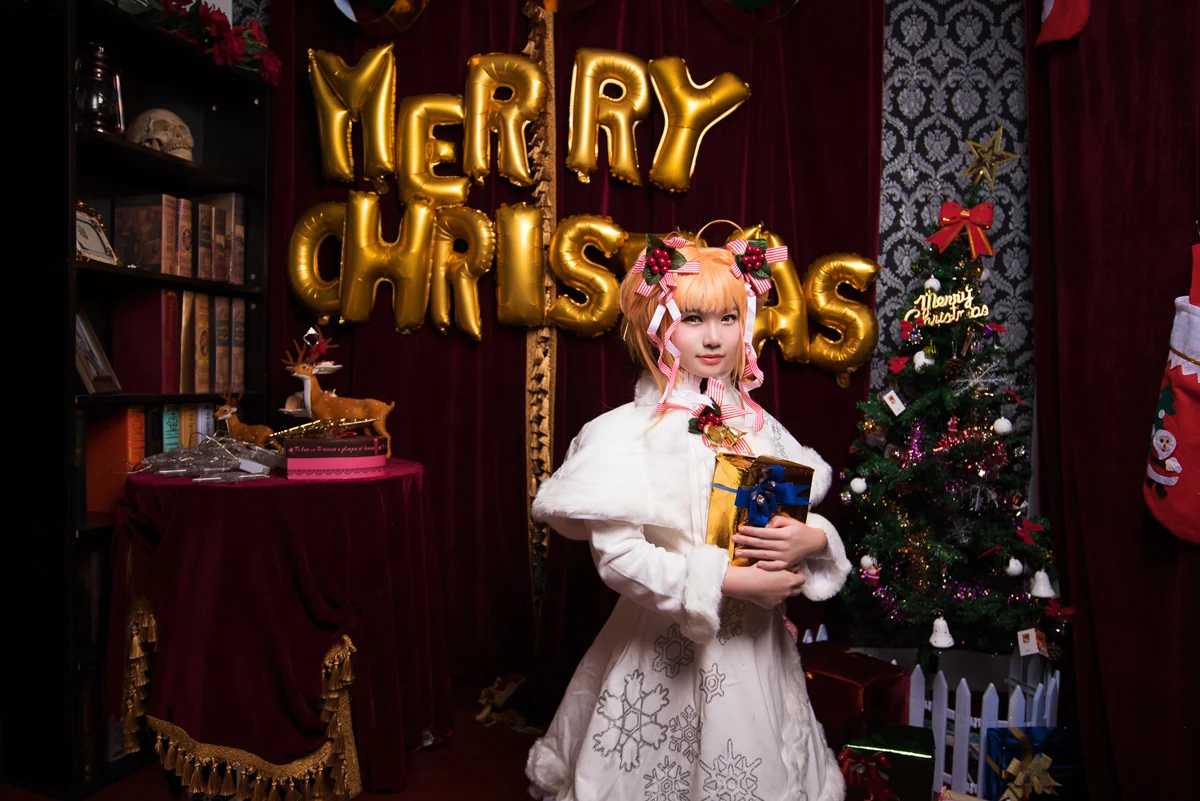 魔卡少女樱圣诞COS写真