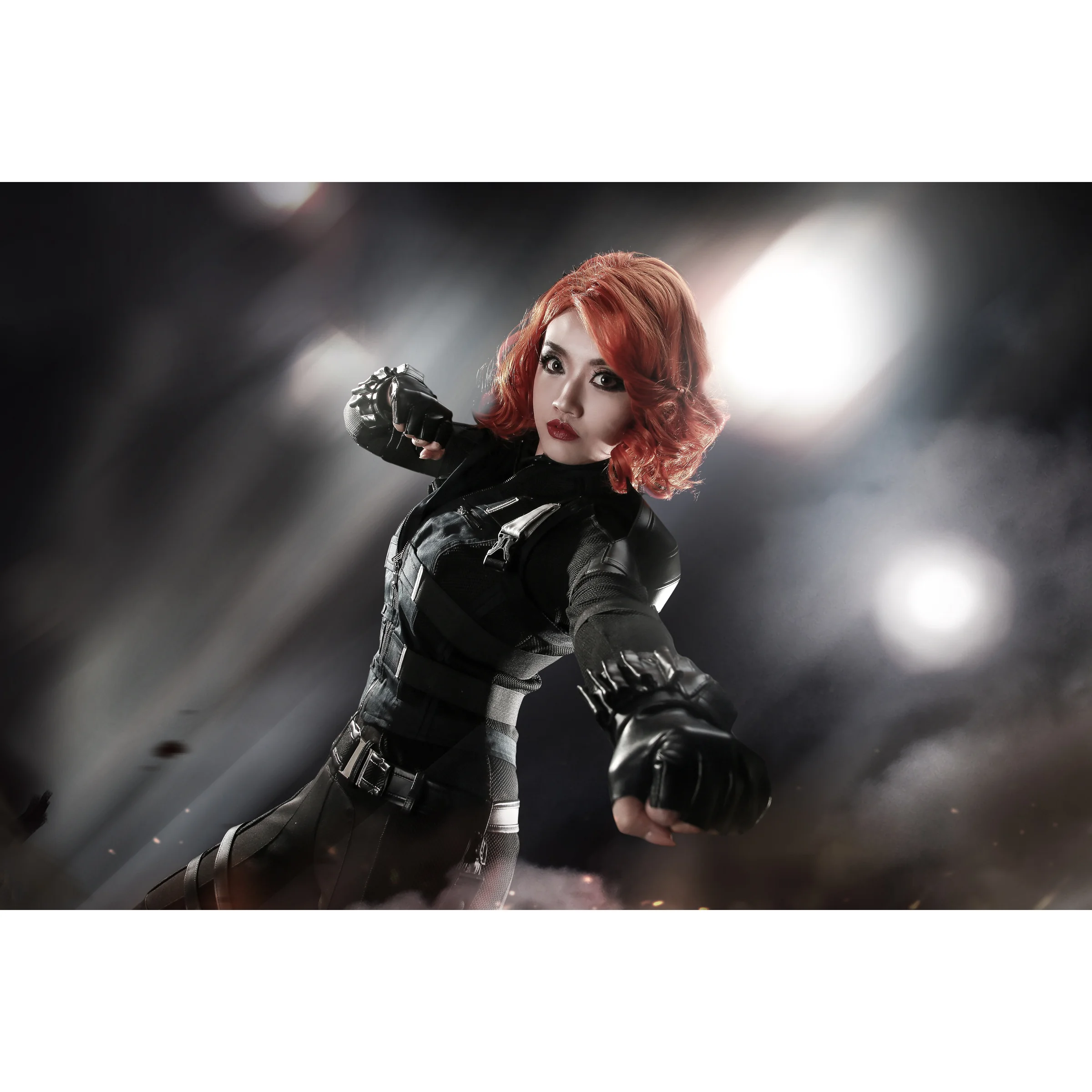 黑寡妇 black widow COS写真