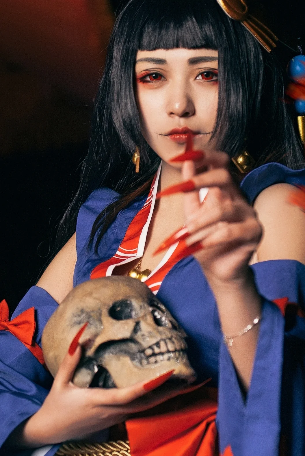 《阴阳师》鬼女红叶COS写真