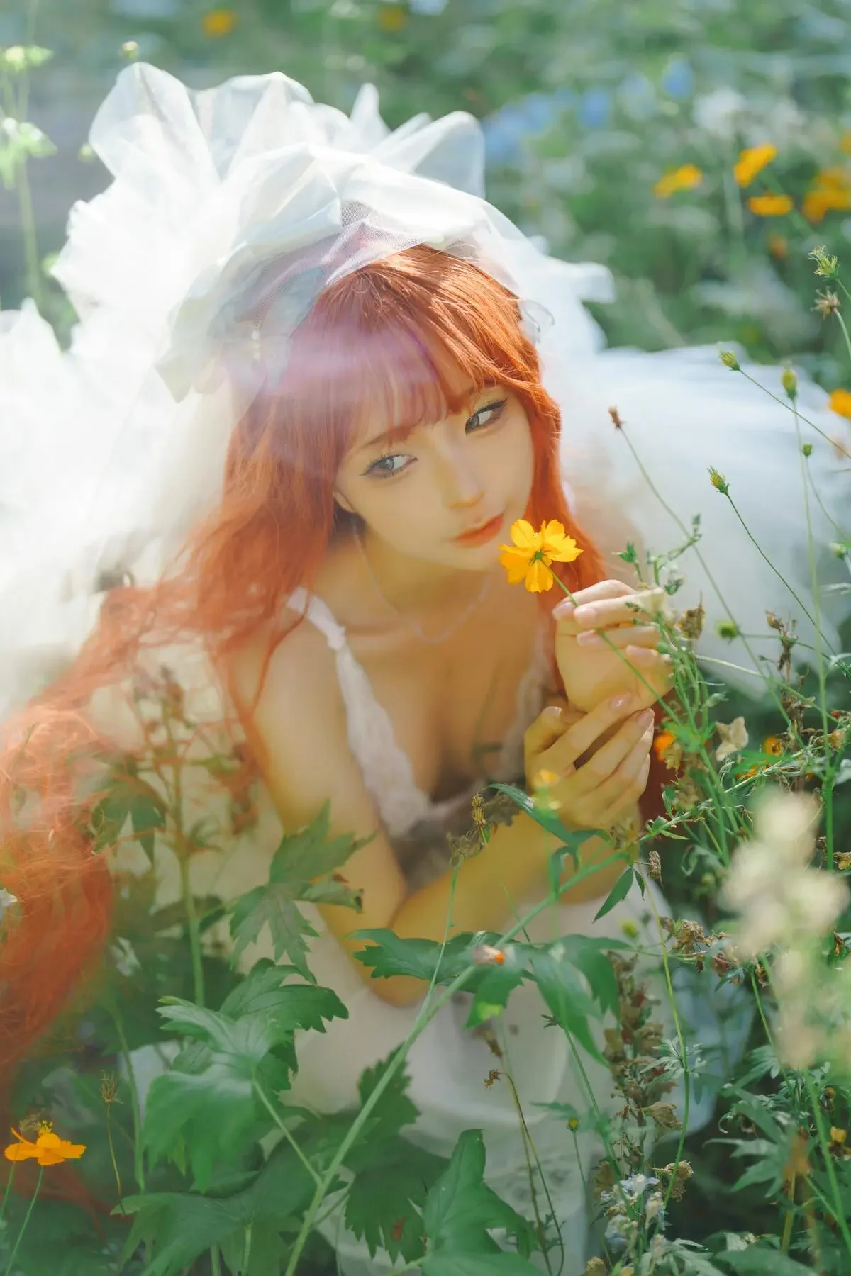 蠢沫沫 – 《花丛婚纱》｜高清图片集